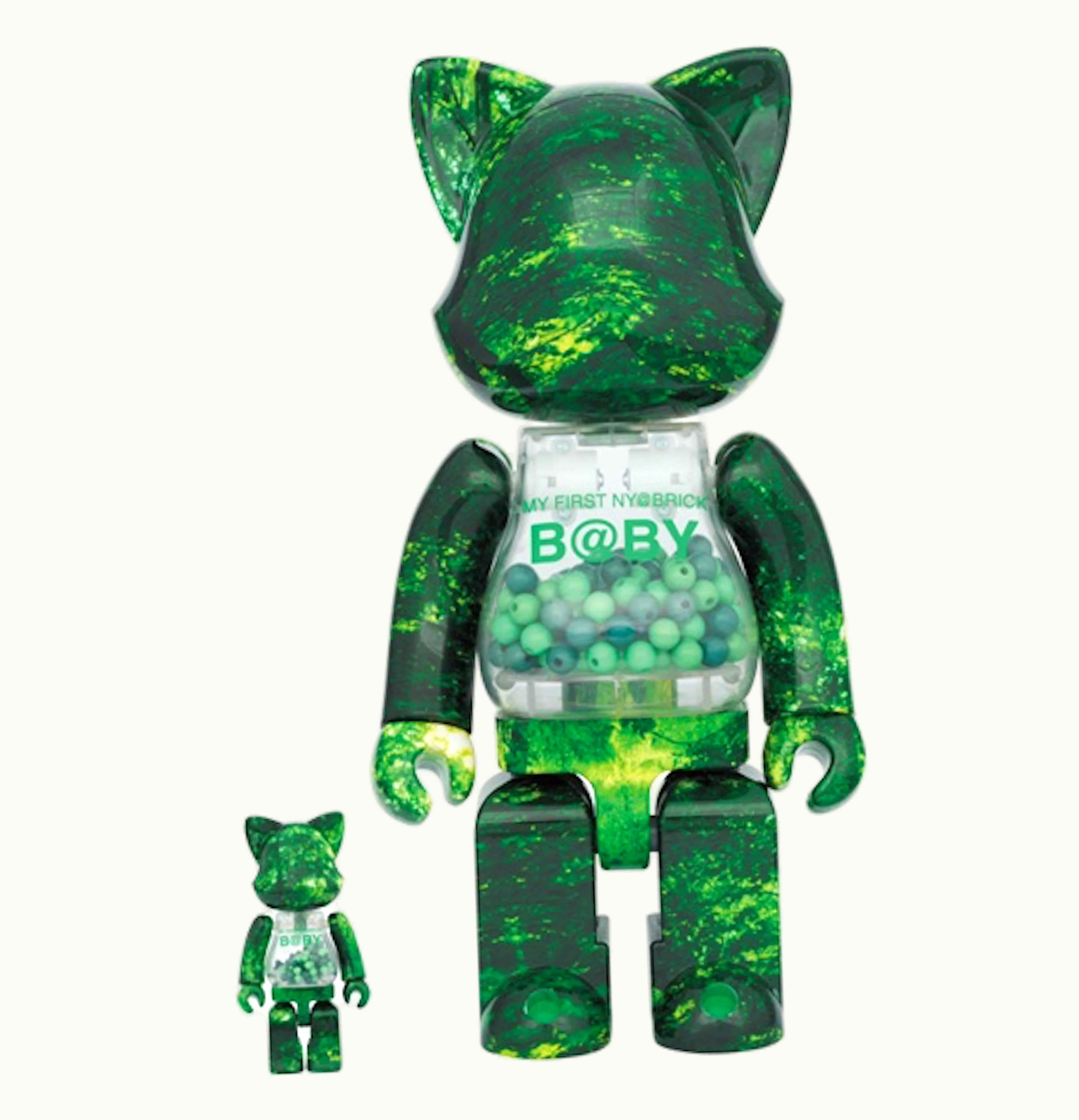 Bearbrick Bearbrick My First Nyabrick Baby 100 400 Set Forest Green