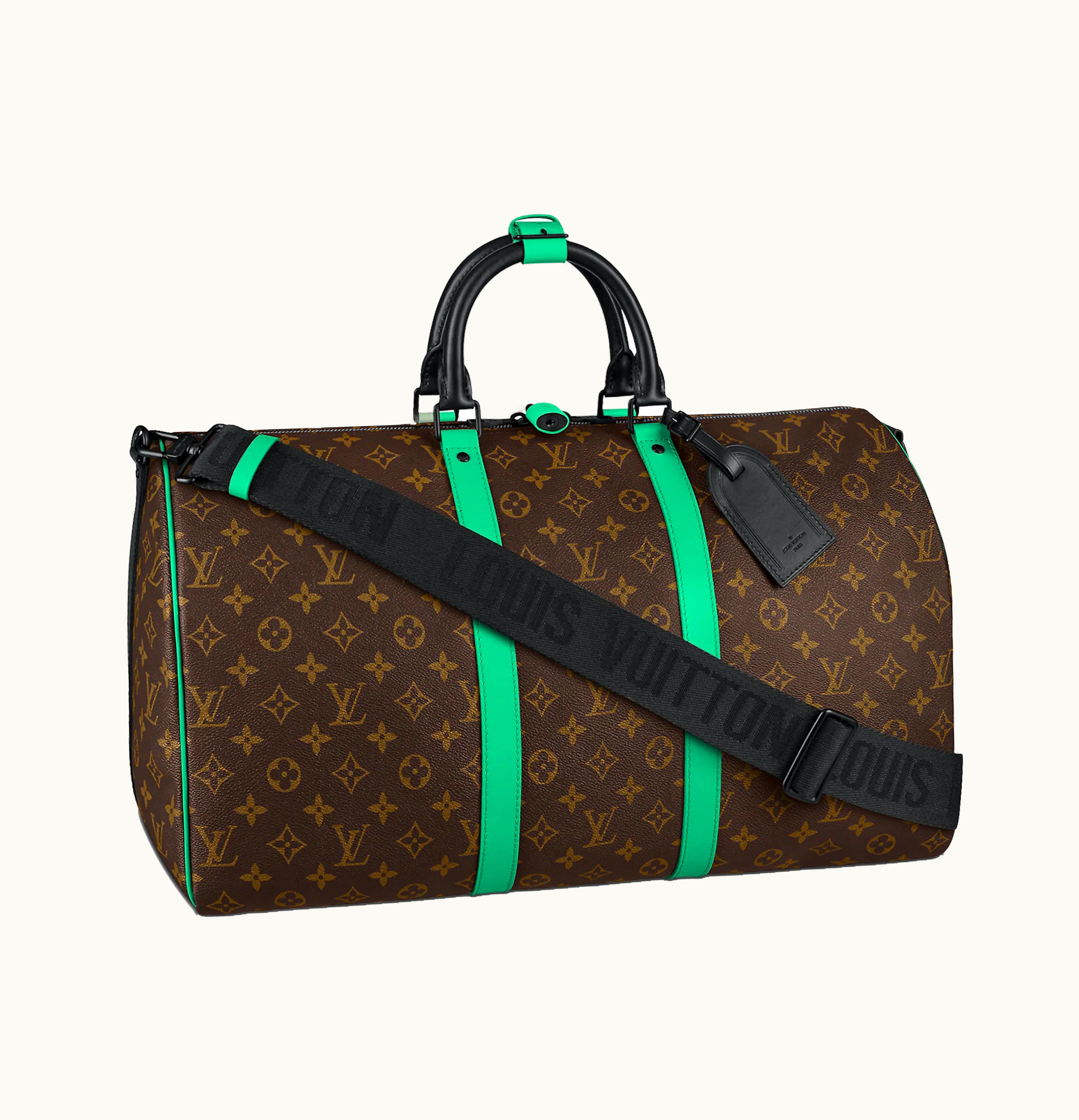 Louis Vuitton Louis Vuitton Keepall Bandouliere 50 Monogram Macassar Minty Green UZ0025230
