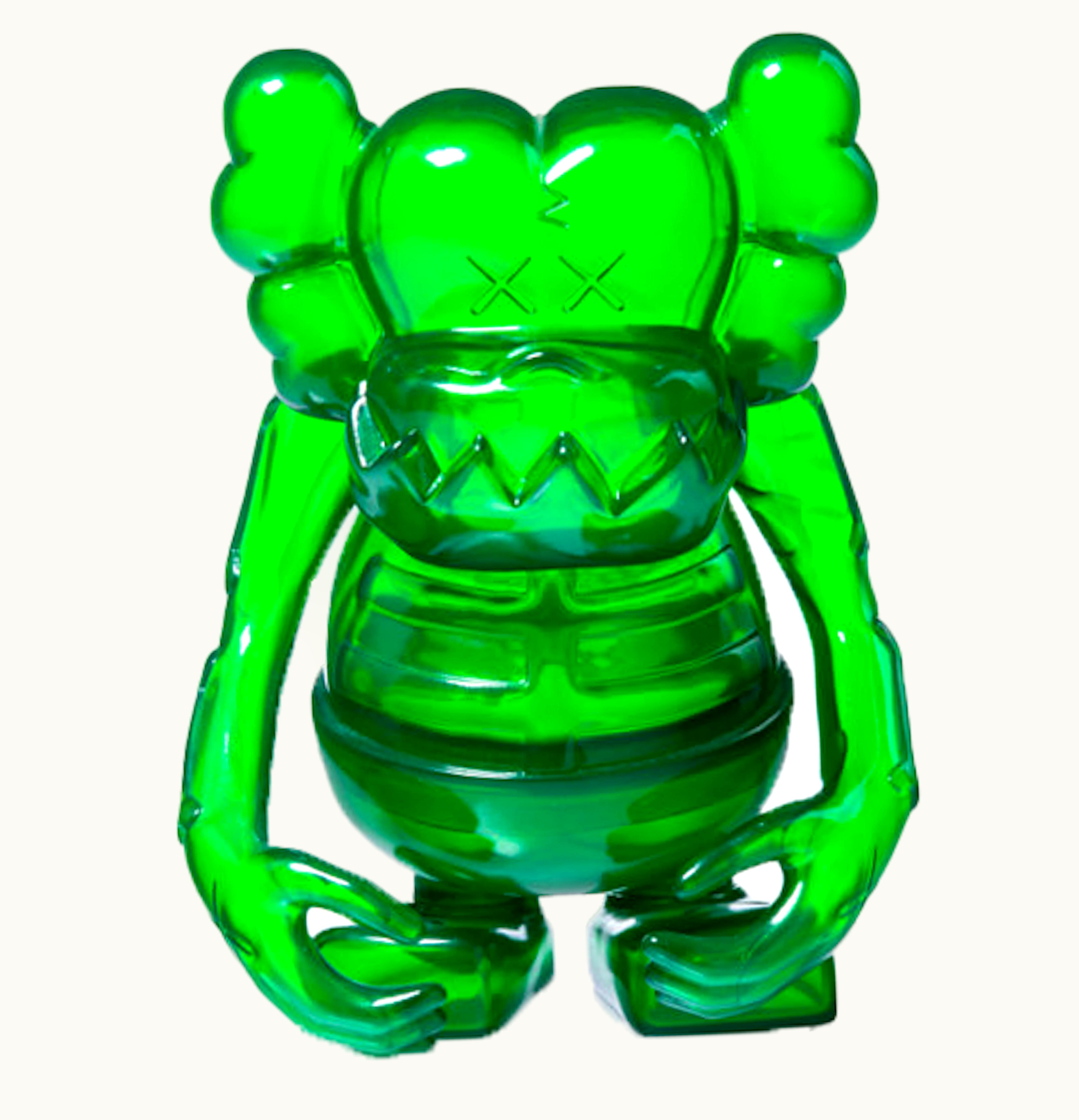 KAWS KAWS Bounty Hunter Skull Kun Vinyl Figure Green