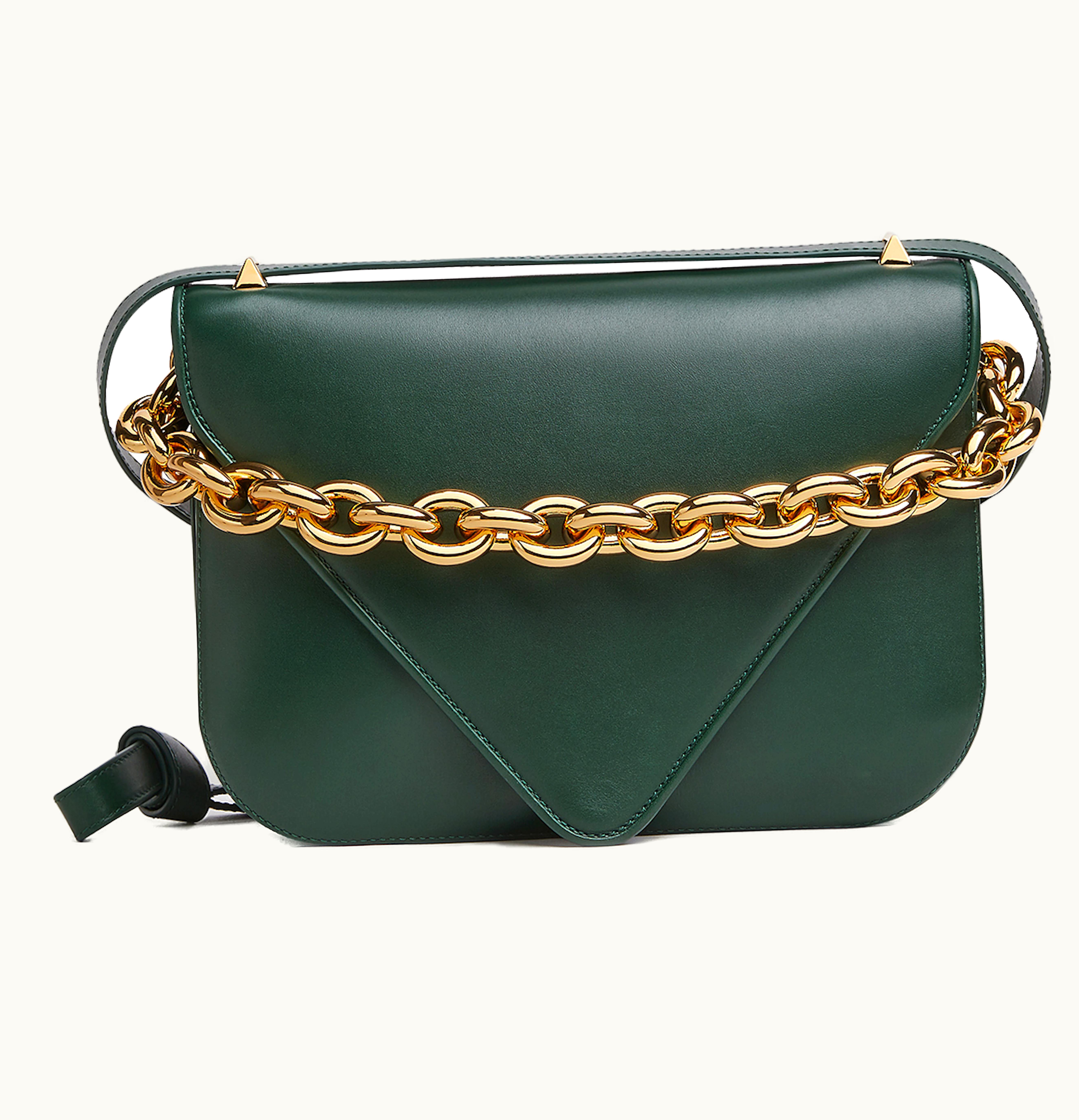 Bottega Veneta Bottega Veneta Matte Mount Medium Raintree