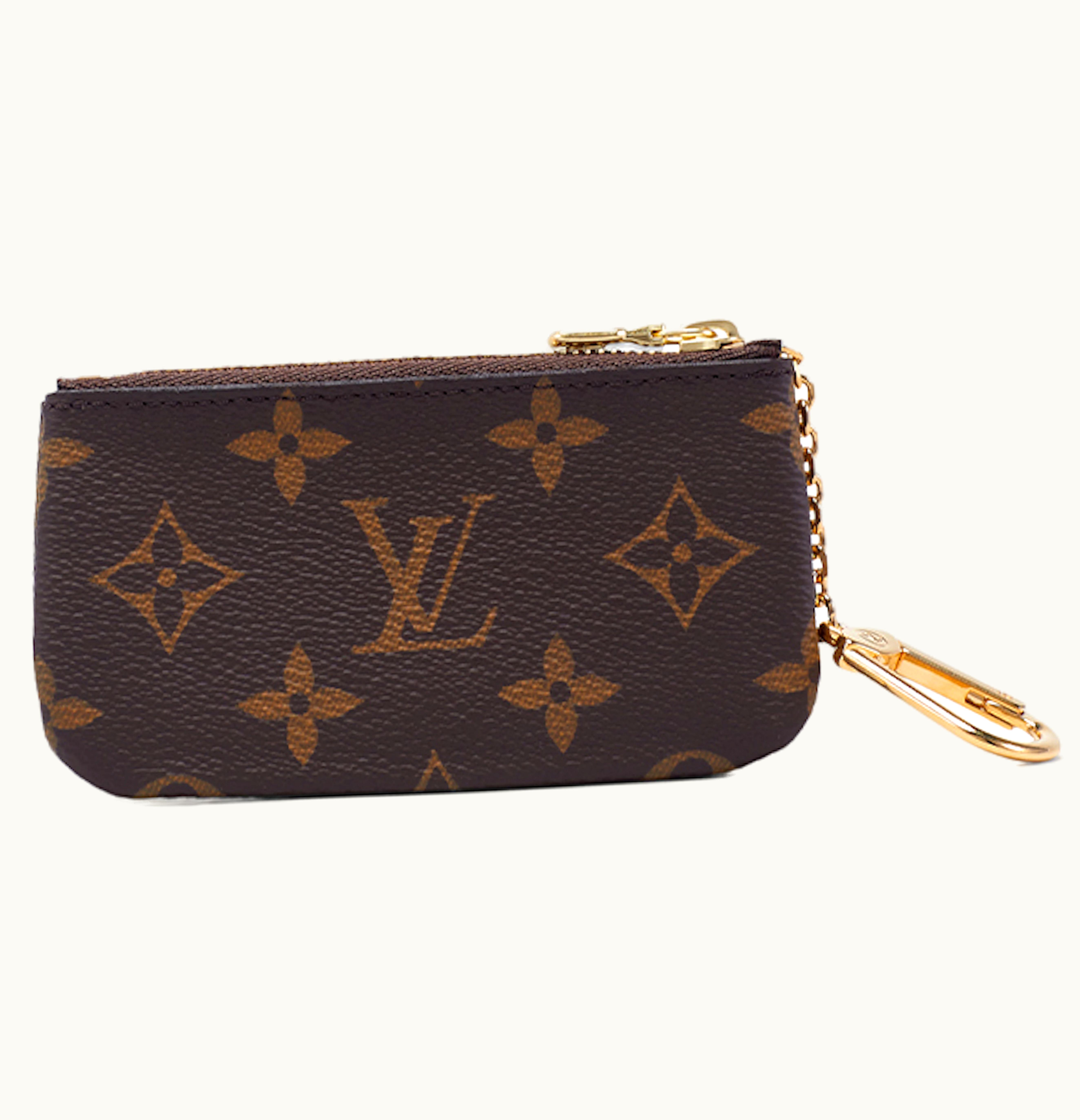 Louis Vuitton Louis Vuitton Key Pouch Monogram Canvas Brown