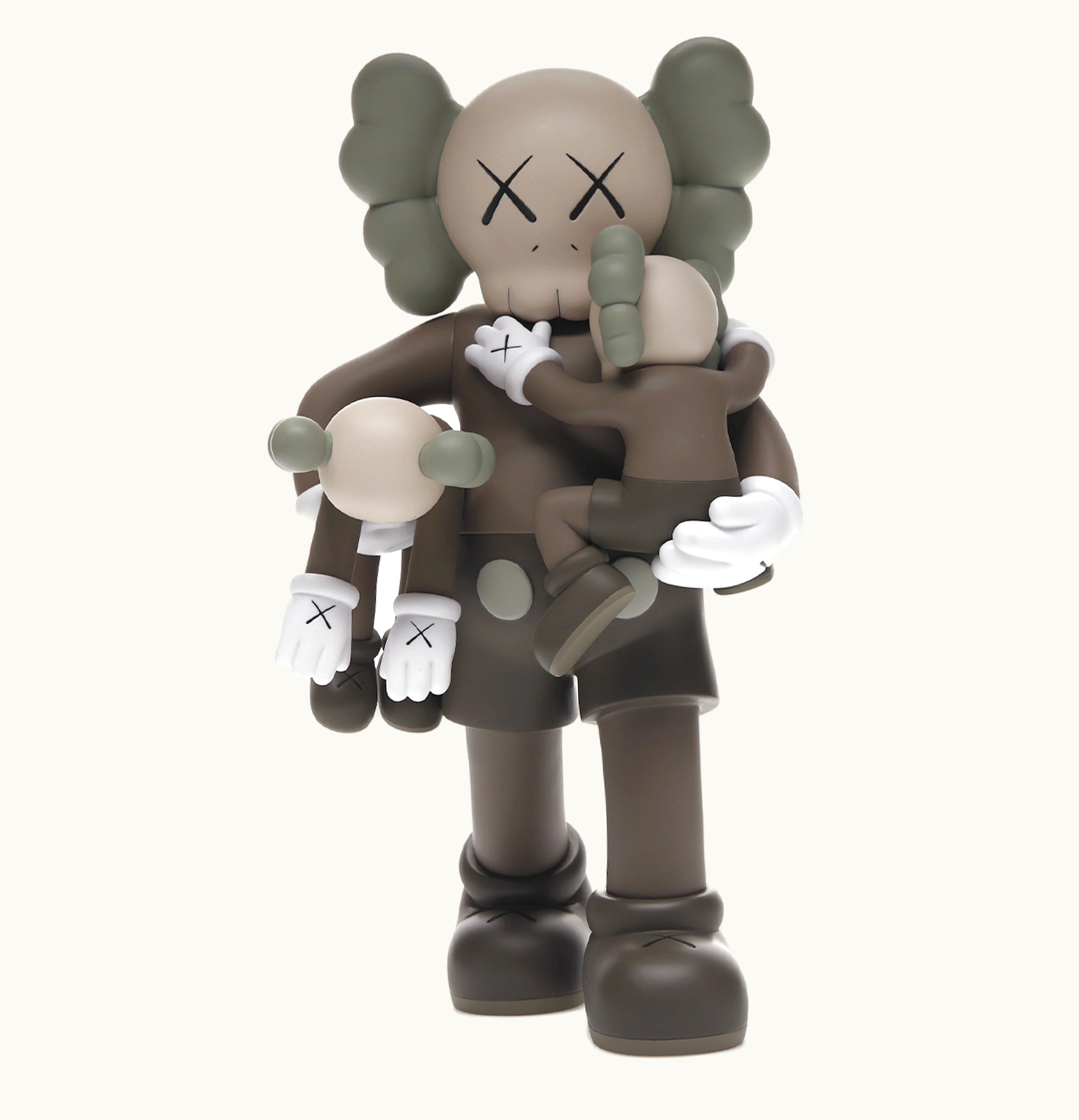 KAWS Kaws Clean Slate Vinyl Figure Brown