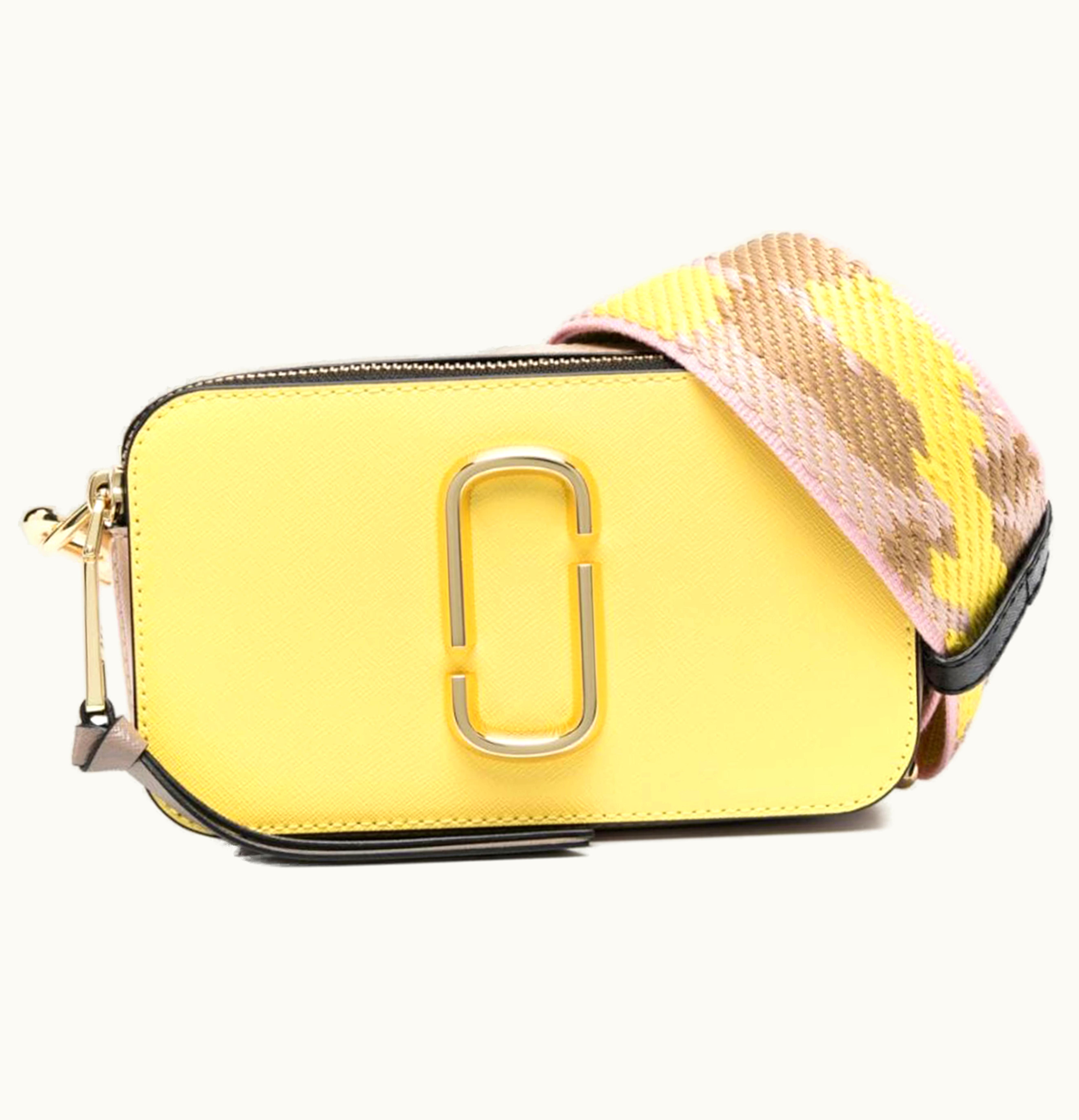Marc Jacobs The Marc Jacobs The Snapshot Camera Bag Yellow Brown Pink
