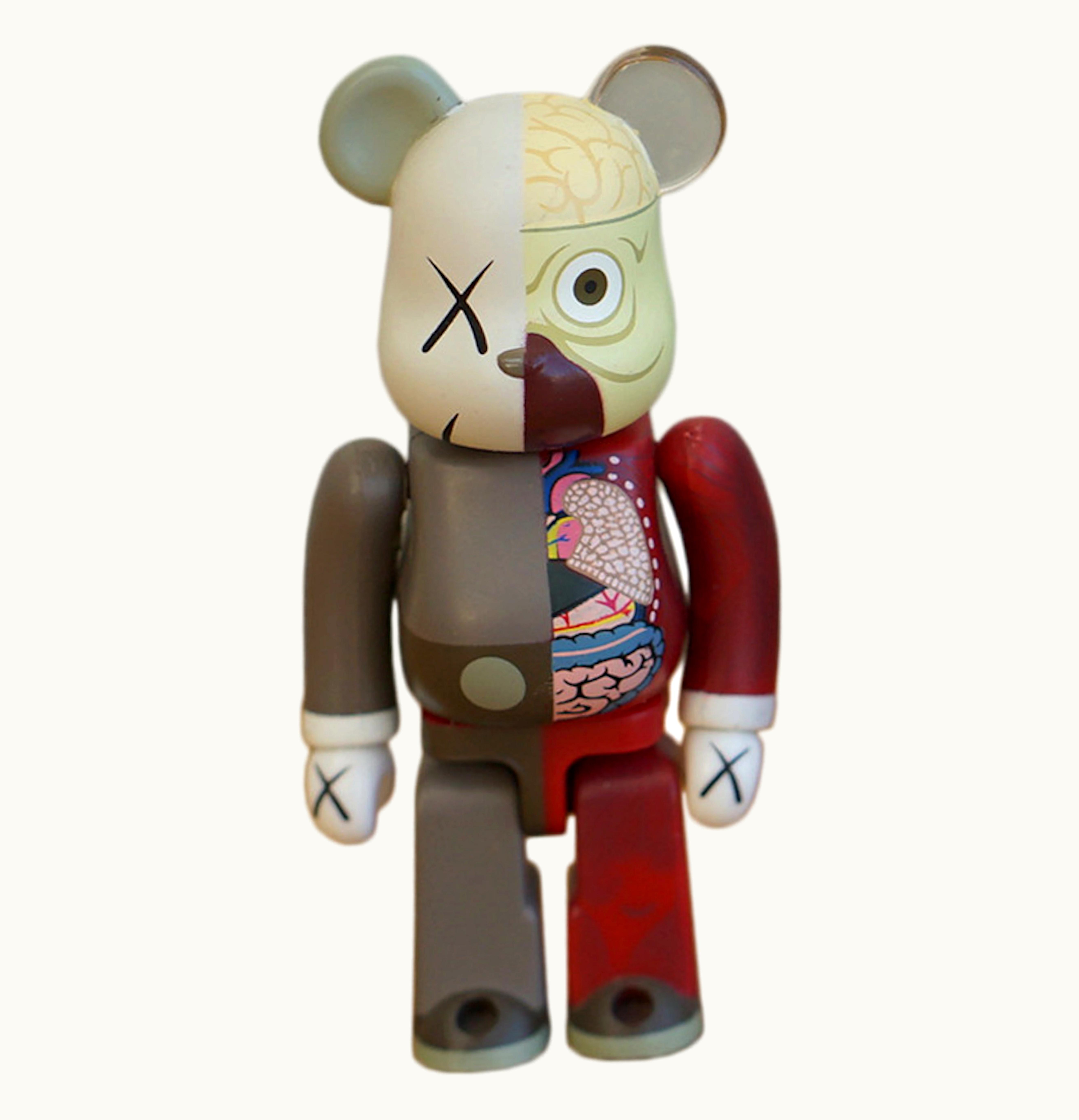 KAWS KAWS Bearbrick Dissected 100 Brown