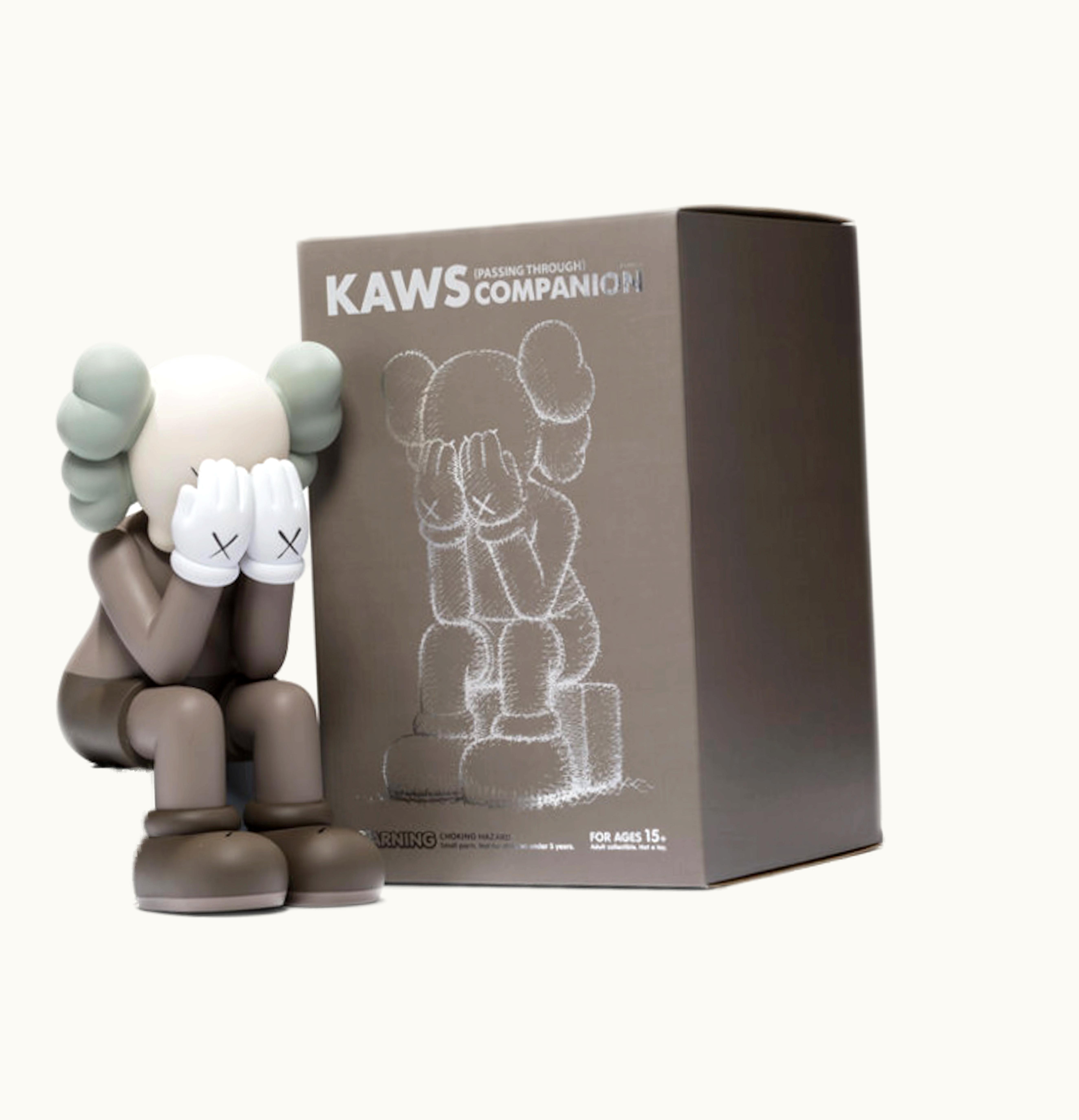 KAWS Kaws Passing Through Companion Vinyl Figure 2013 Brown