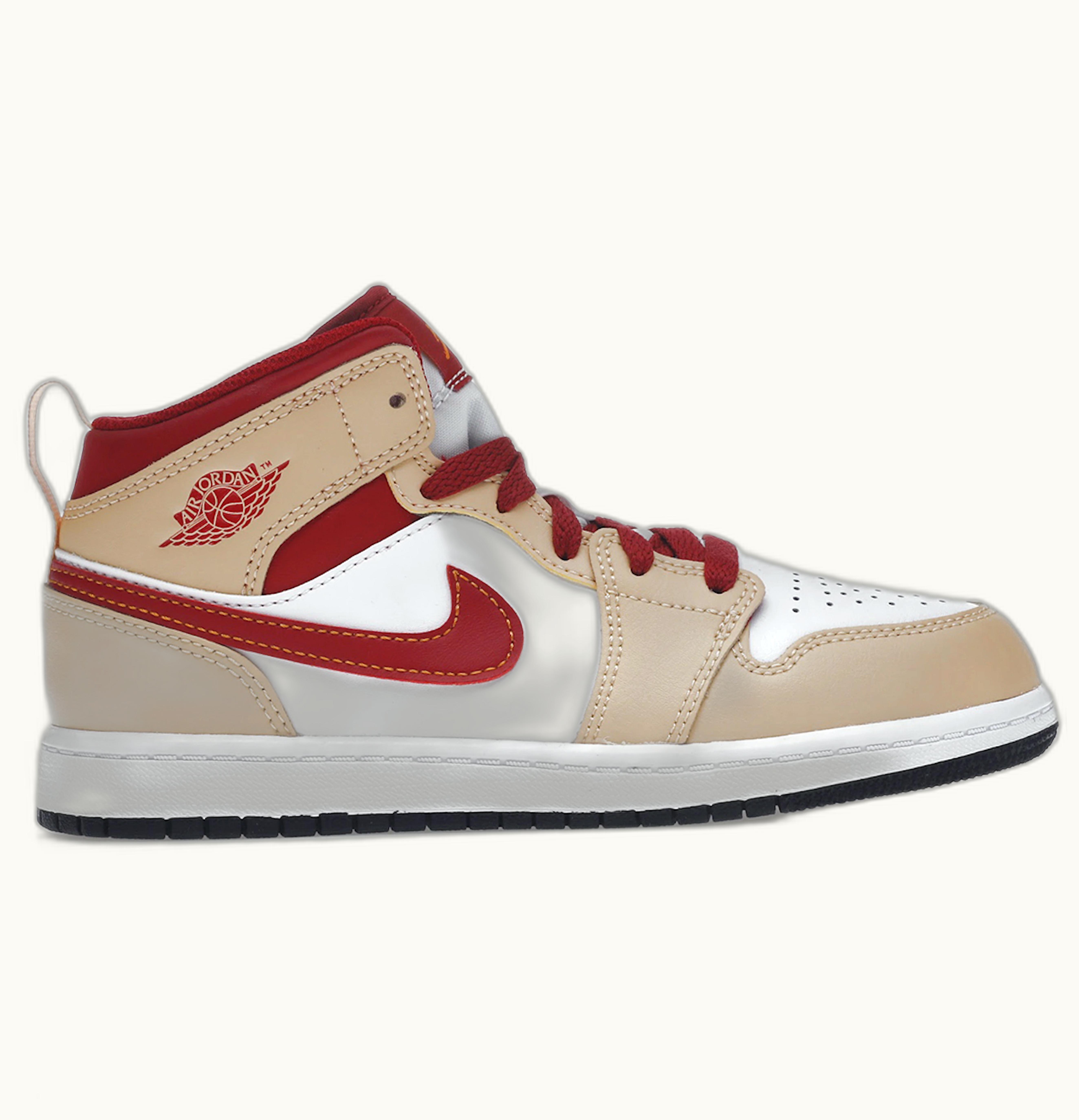 Jordan Air Jordan 1 Mid Beige Red PS