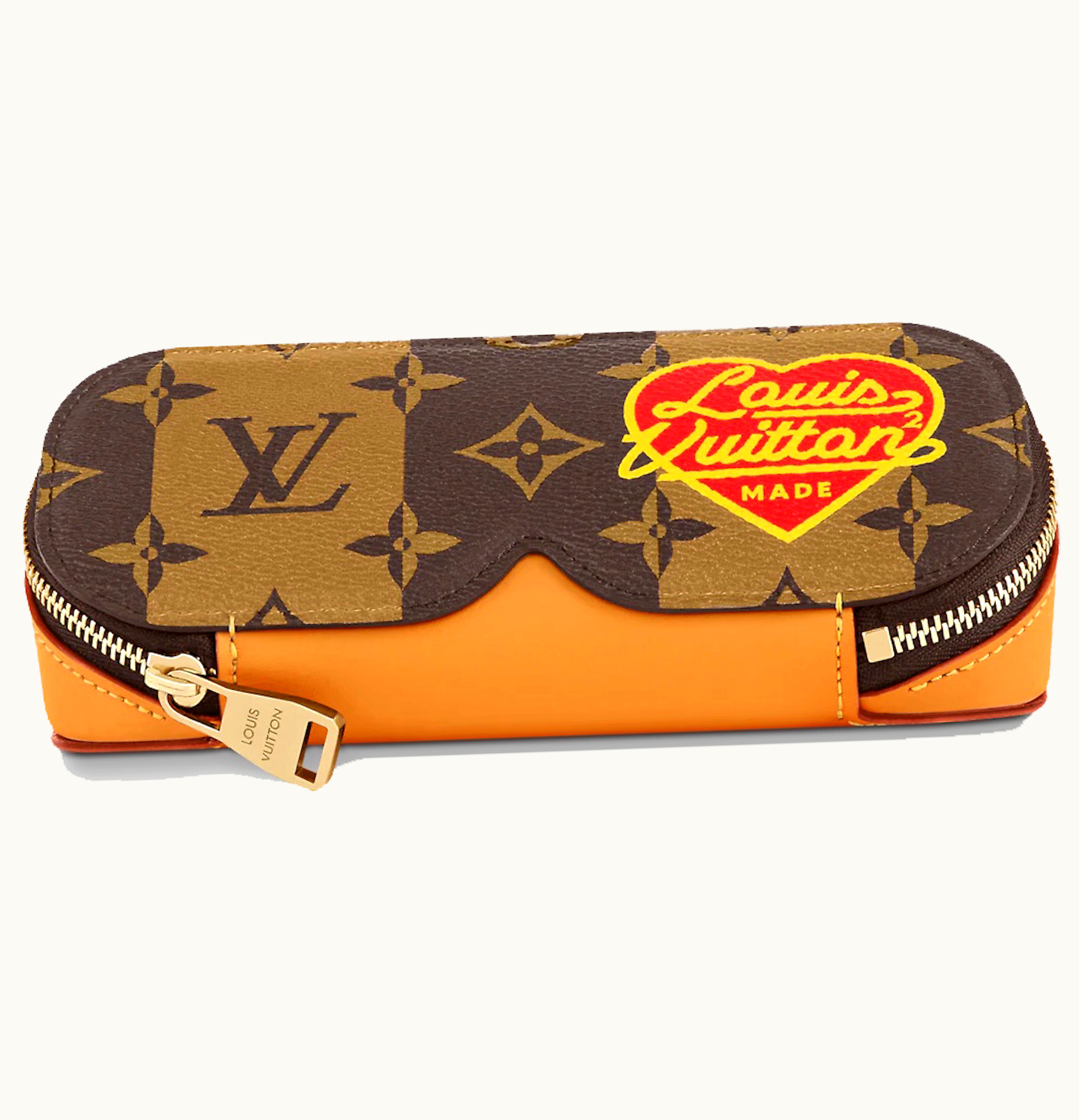 Louis Vuitton Louis Vuitton x Nigo GM Glasses Case Monogram Stripes Brown