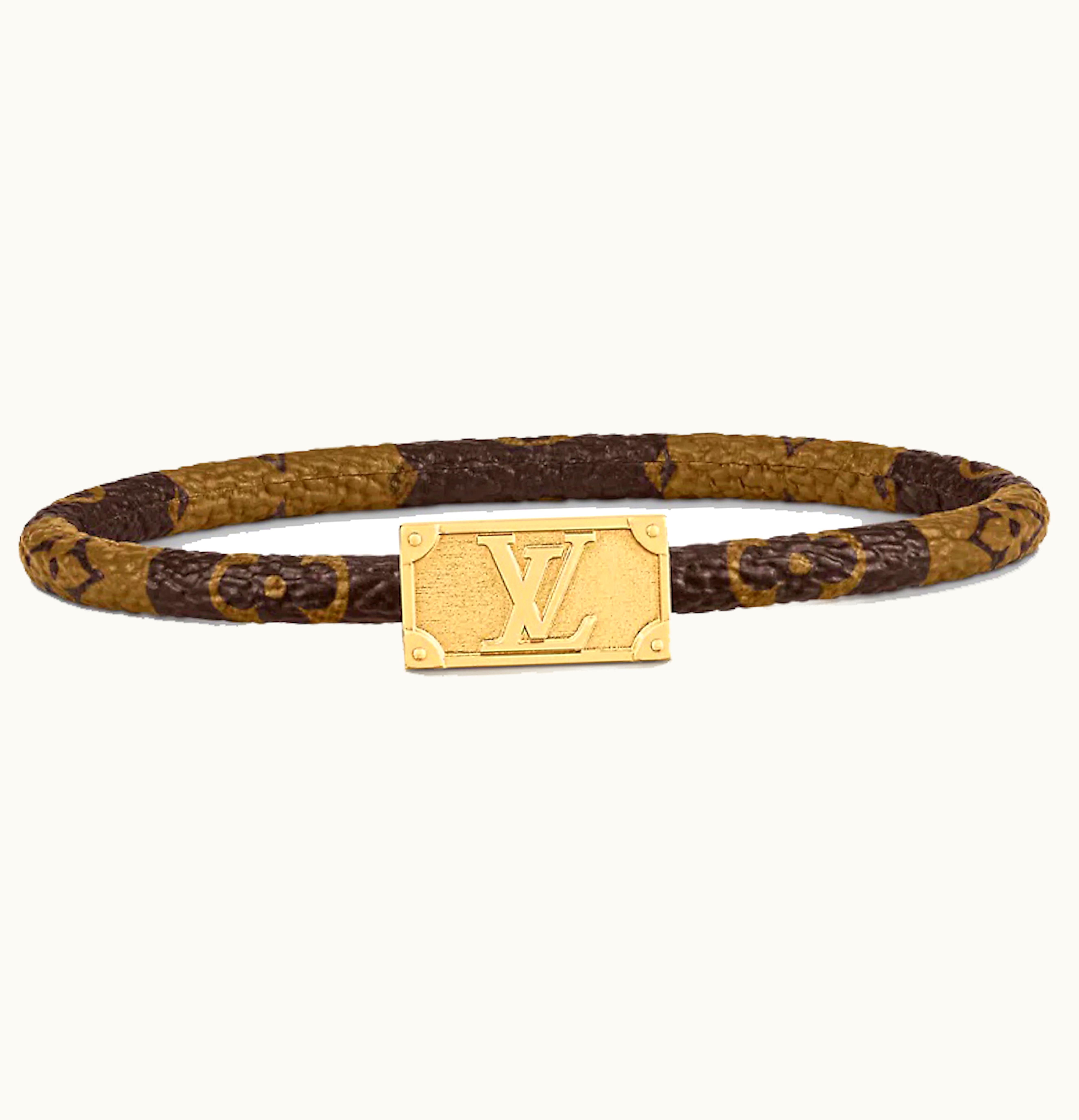 Louis Vuitton Louis Vuitton x Nigo Keep It Trunk Bracelet Monogram Brown