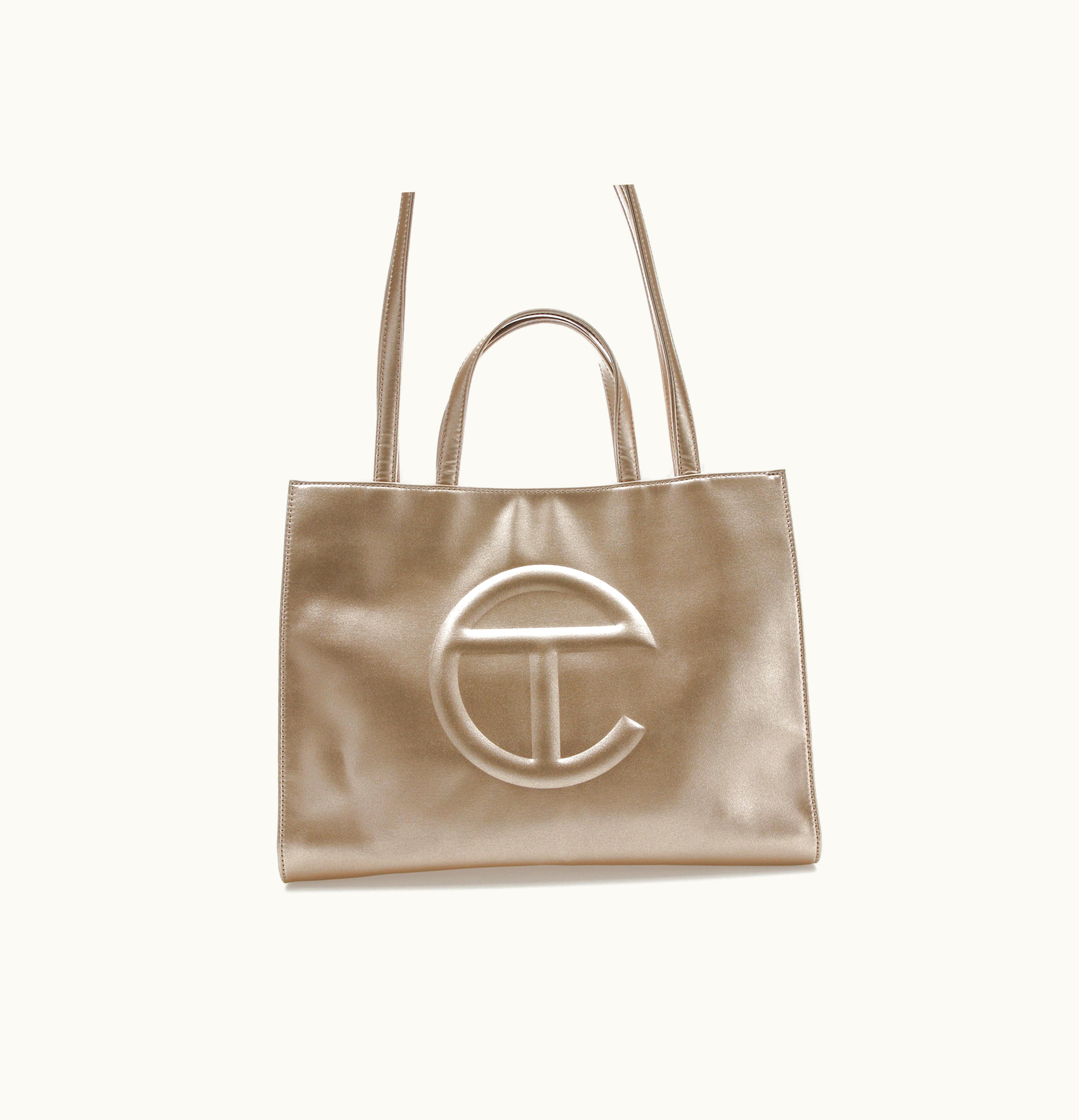 Telfar Telfar Shopping Bag Medium Gold