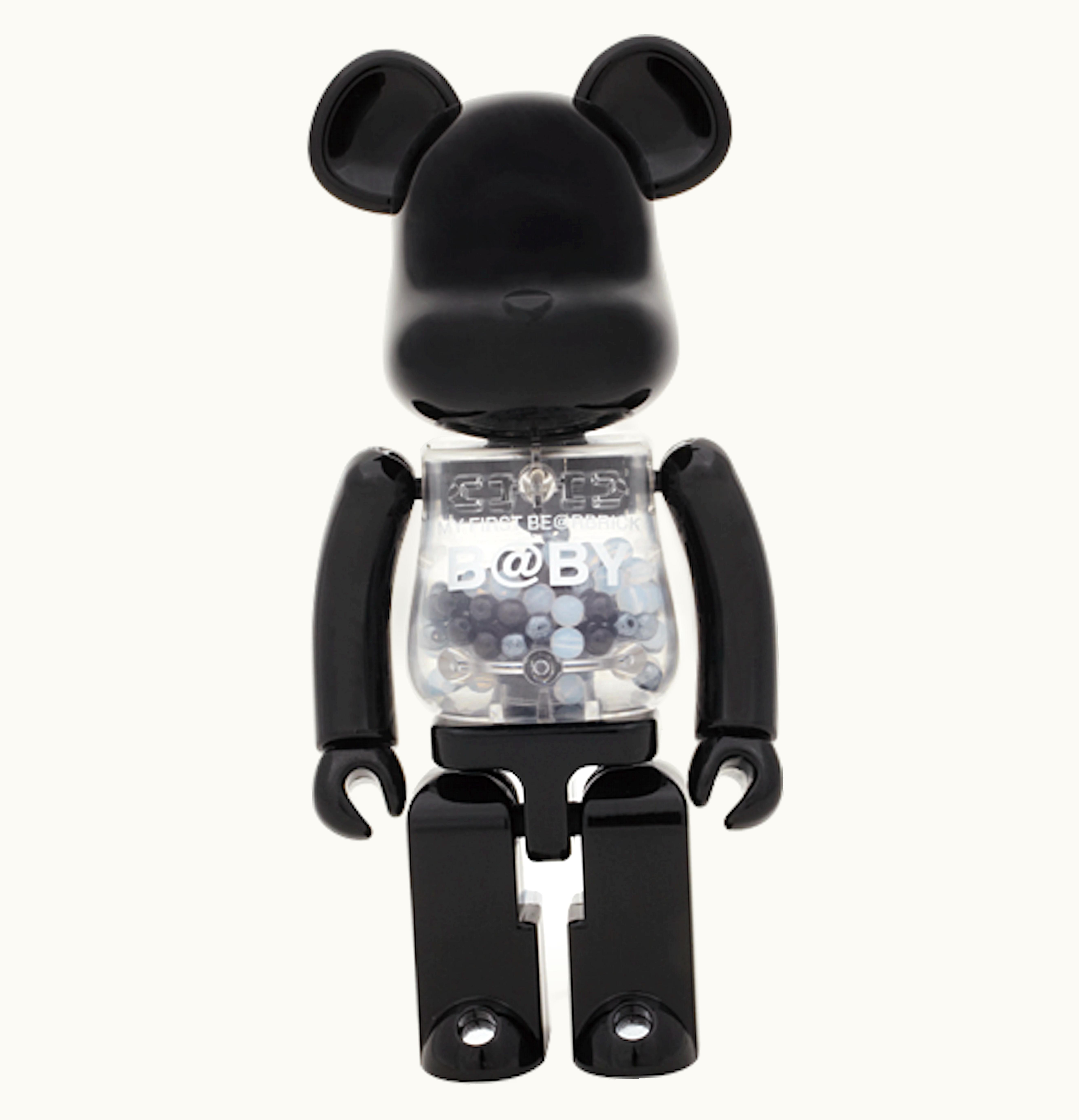 Bearbrick Bearbrick Superalloy My First Bearbrick Baby 200 Black Silver