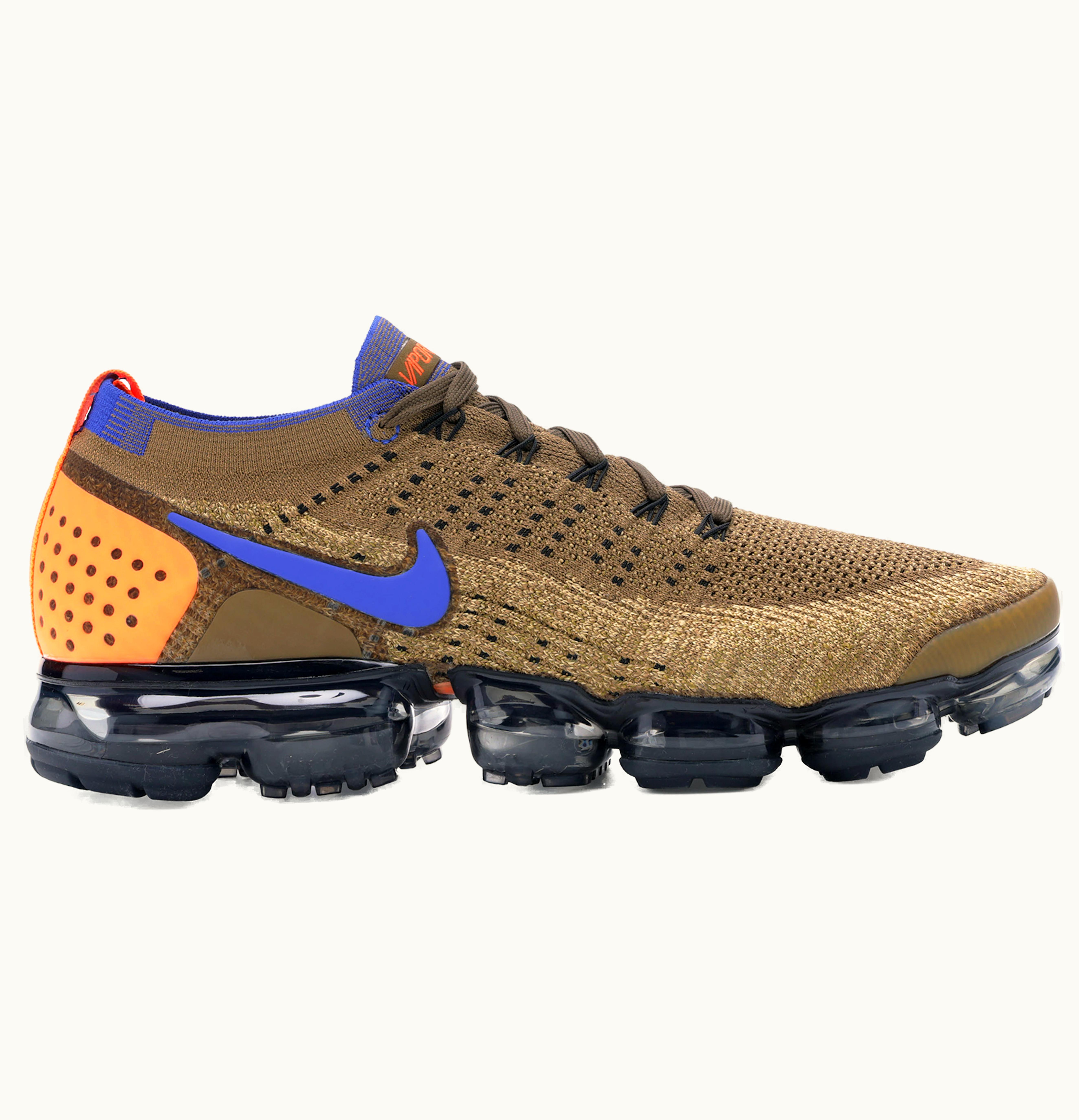 Nike Nike Air VaporMax Flyknit 2 Golden Beige Racer Blue