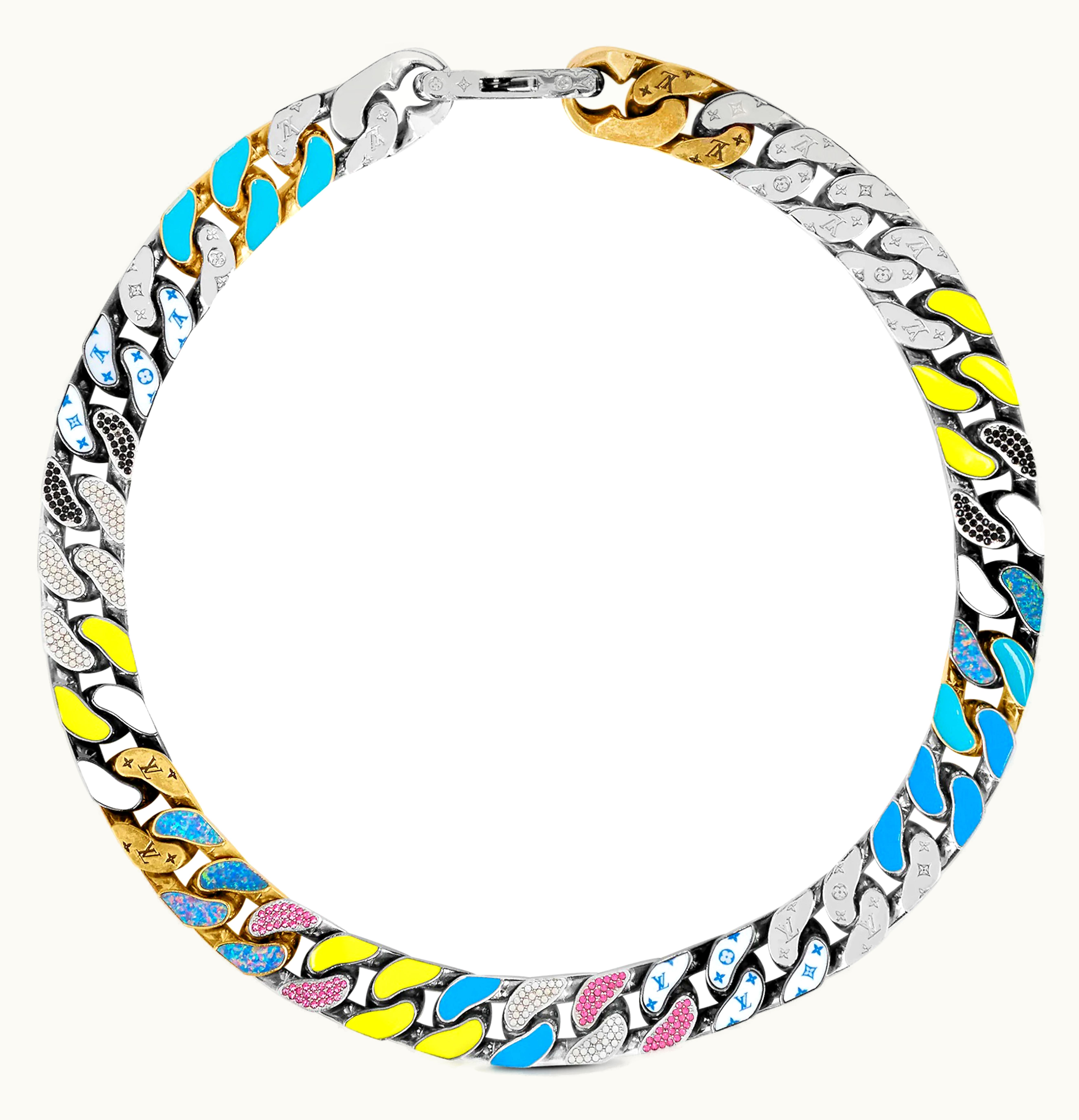 Louis Vuitton Louis Vuitton Chain Link Necklace Multicolor