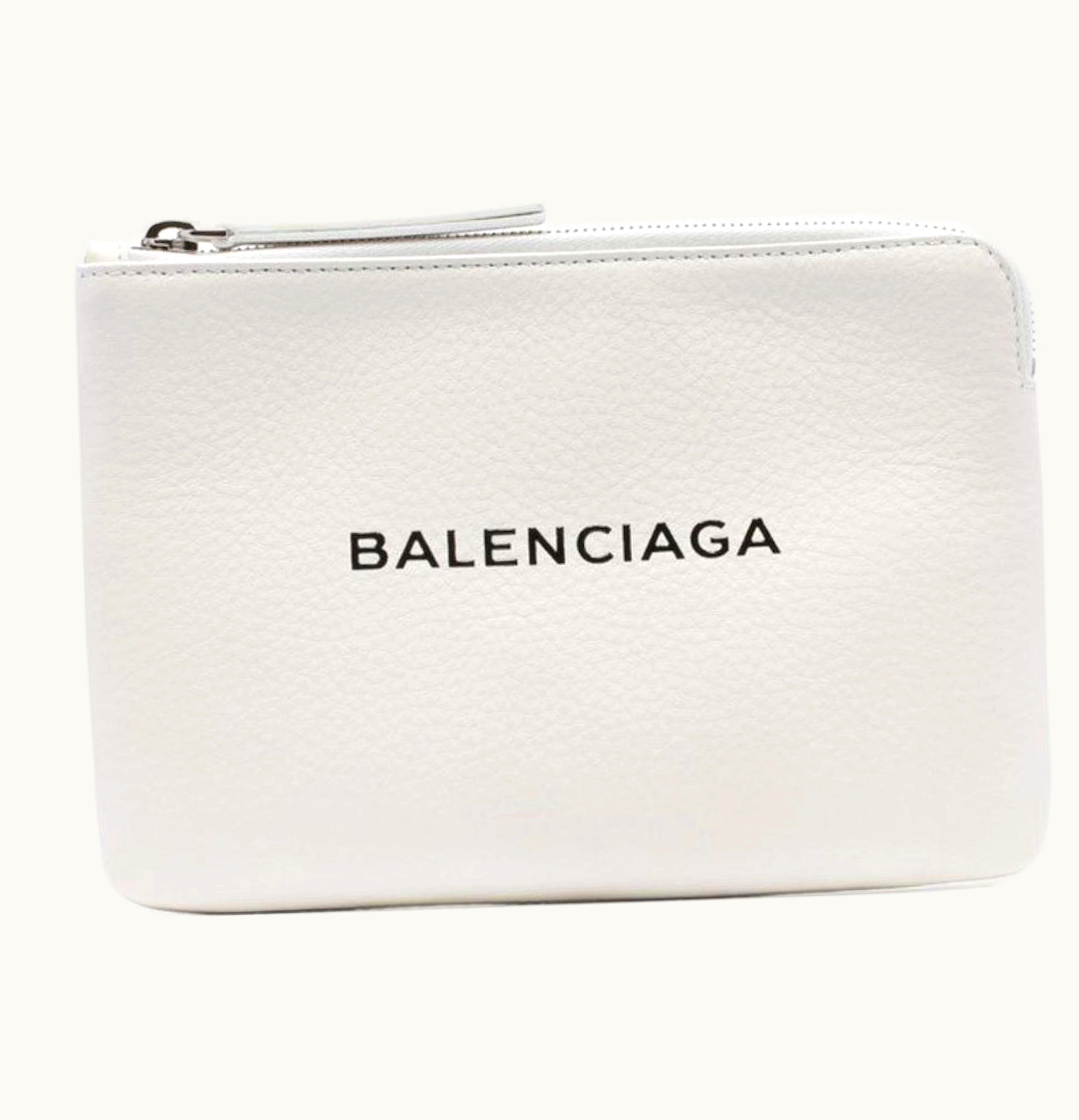 Balenciaga Balenciaga Everyday Clutch White