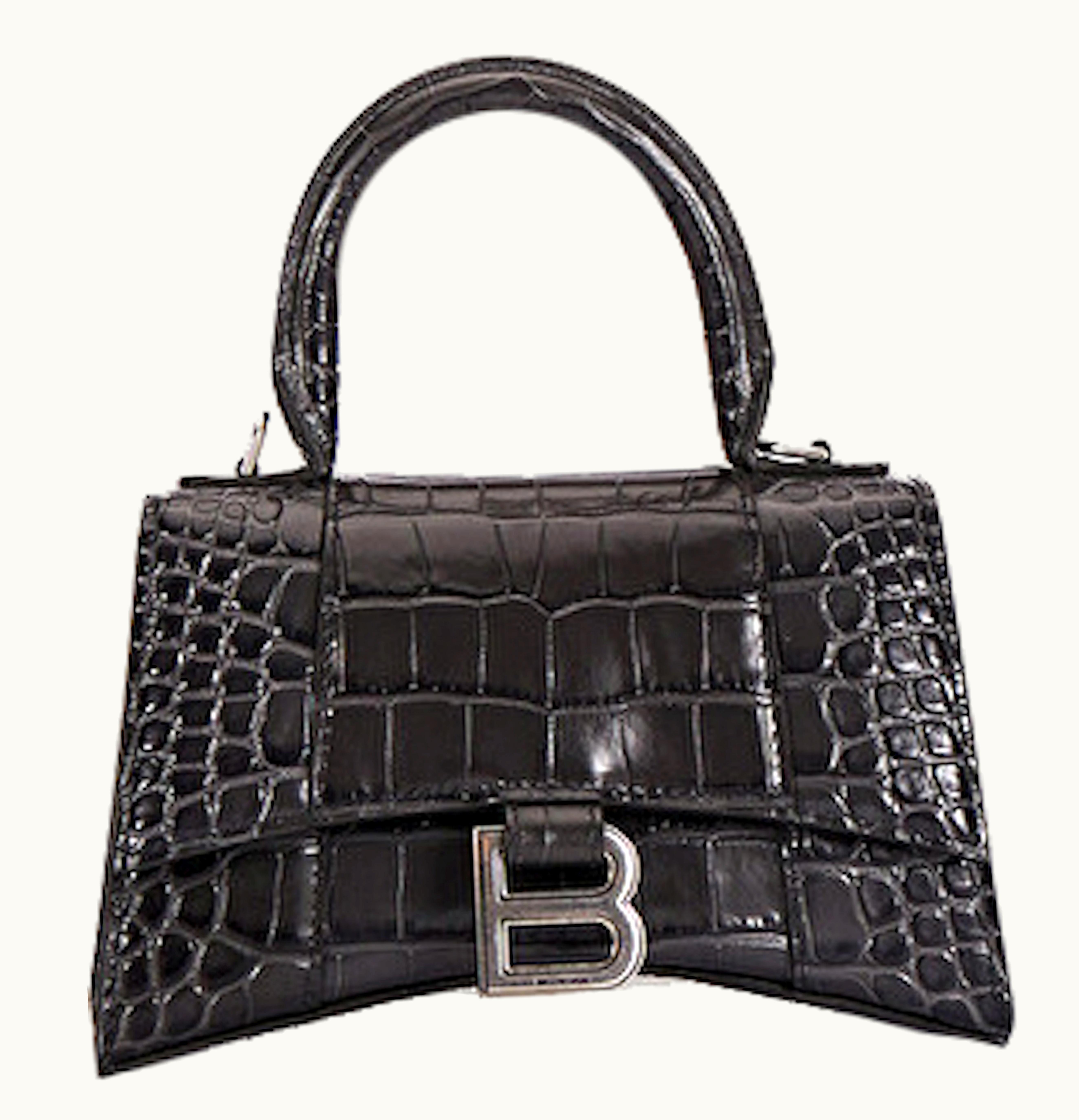 Balenciaga Balenciaga Hourglass Top Handle Bag XS Dark Gray