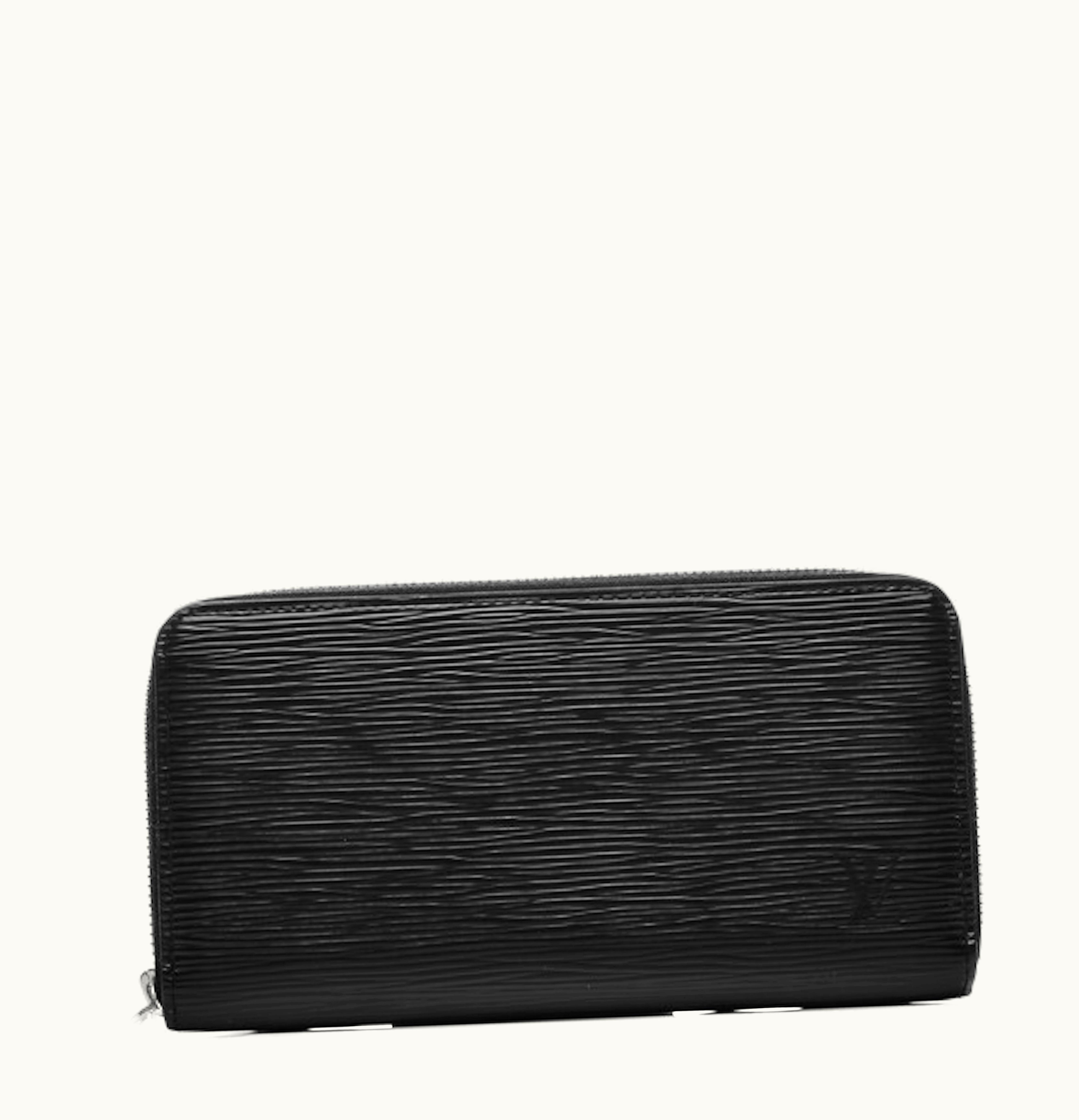 Louis Vuitton Louis Vuitton Zippy Wallet Epi Leather Noir Black