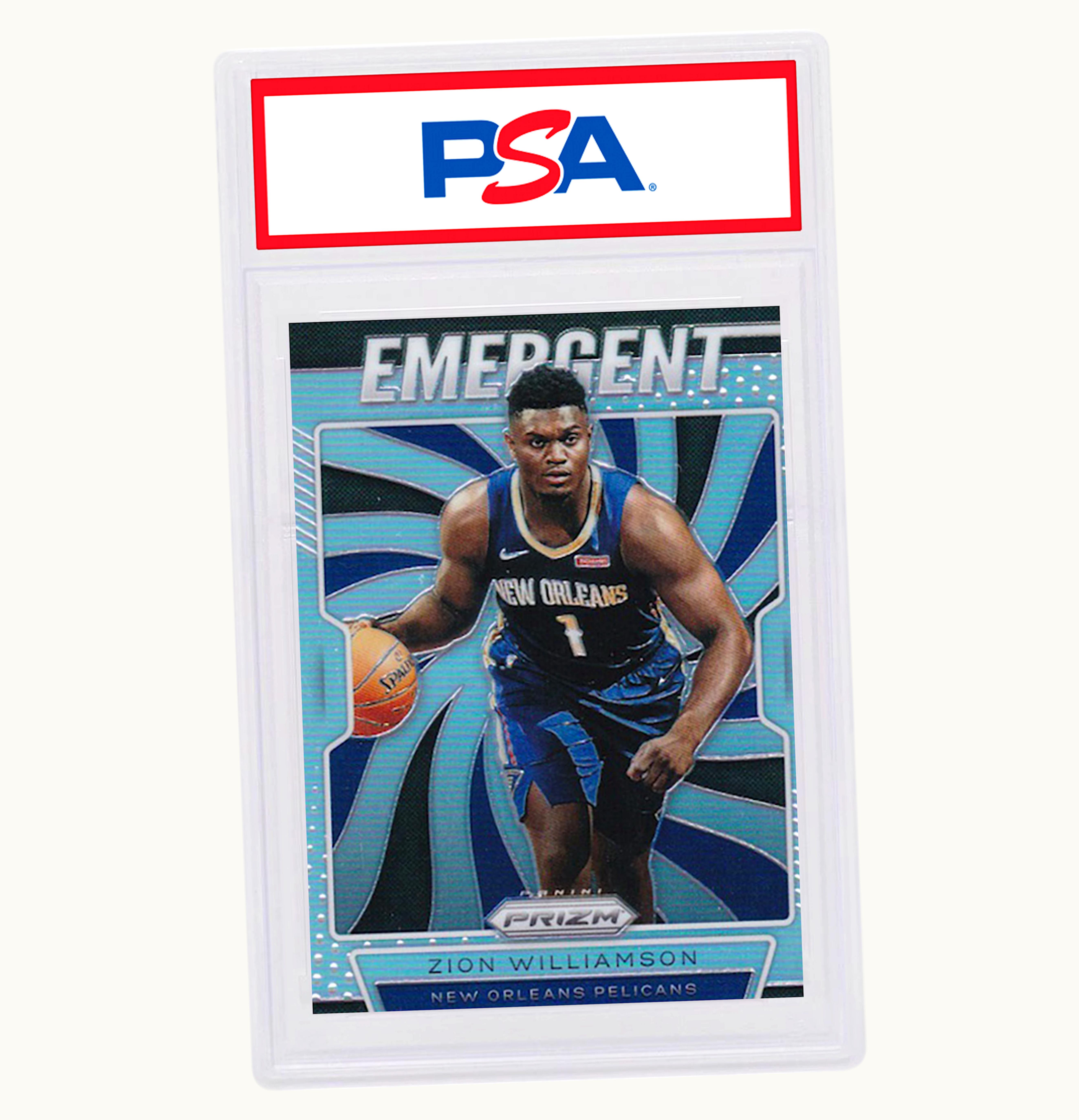 Panini Zion Williamson 2019 Panini Prizm Rookie Emergent Silver 7