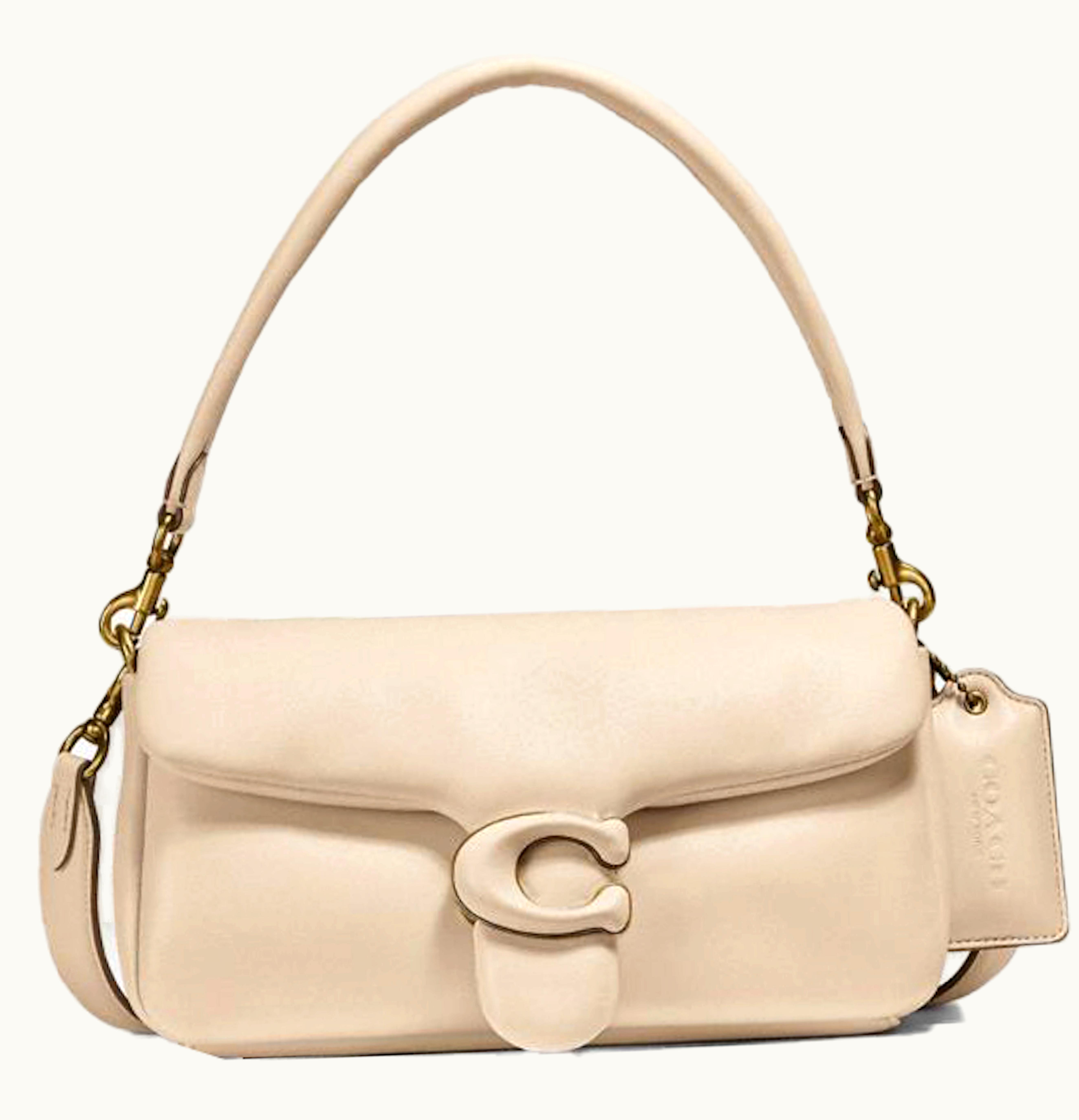 Coach Coach Pillow Tabby Shoulder Bag 26 Ivory