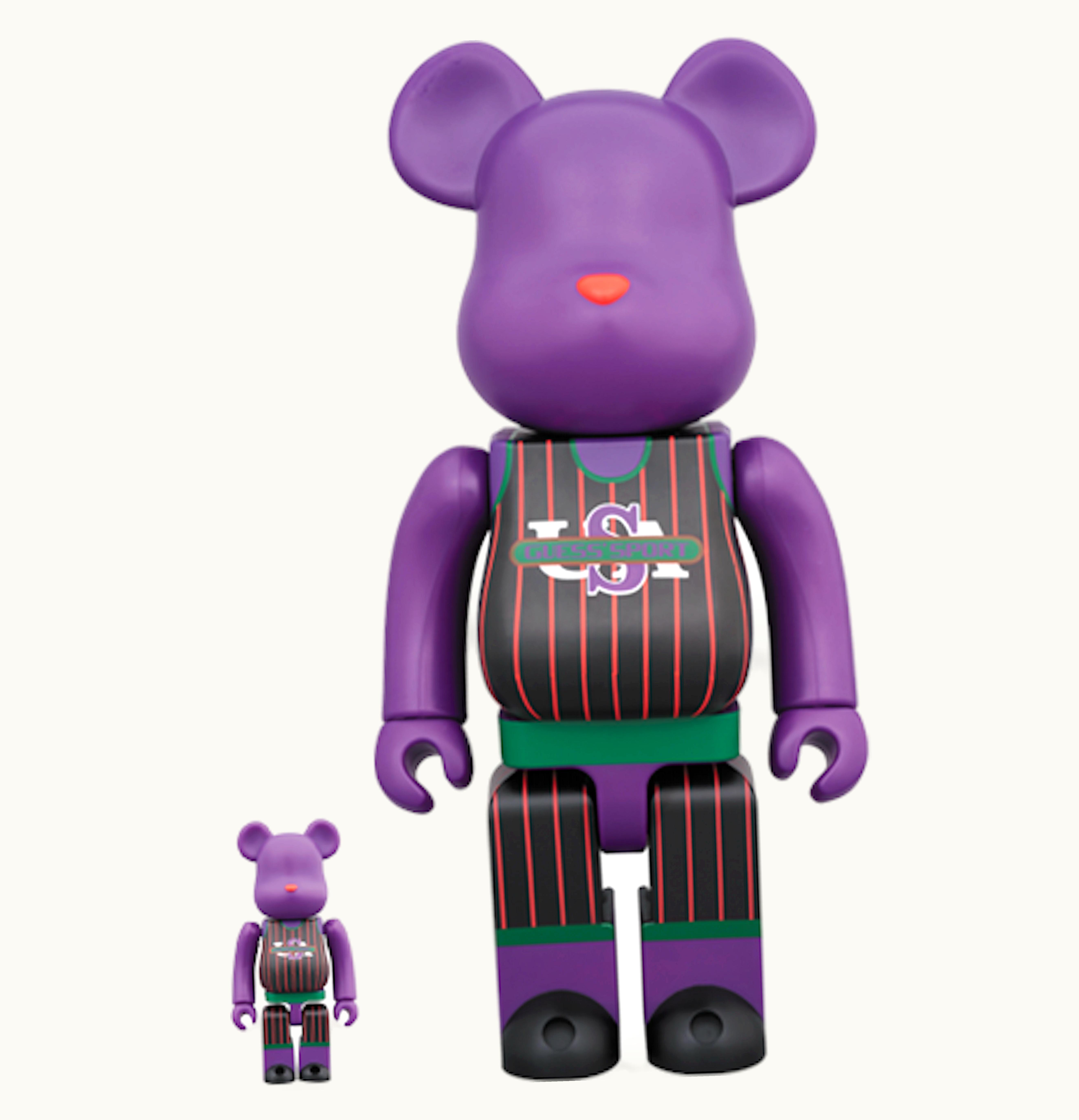 Bearbrick Bearbrick Guess Sport Jersey 100 400 Purple
