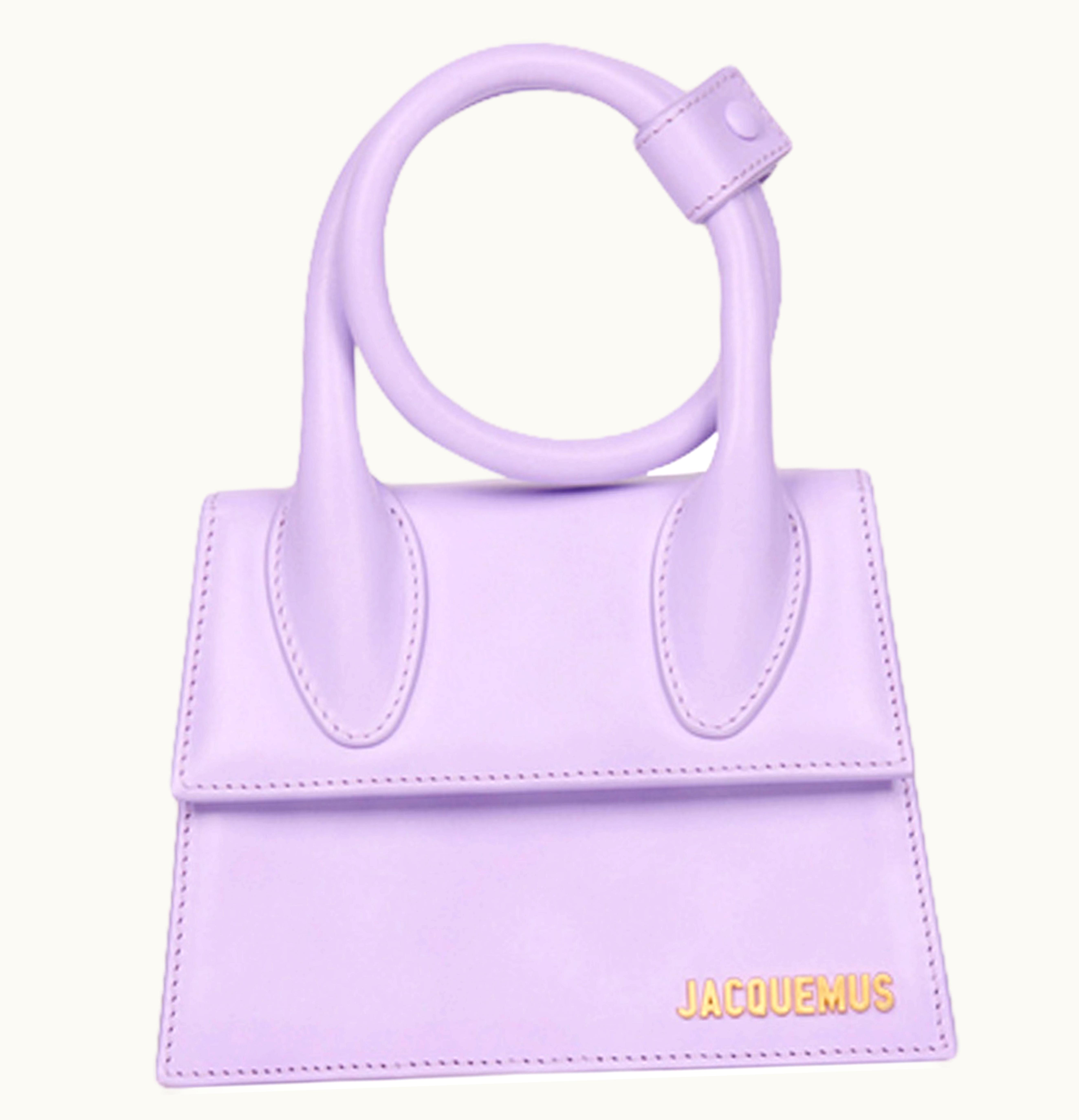 Jacquemus Jacquemus Le Chiquito Noeud Coiled Handbag Lilac