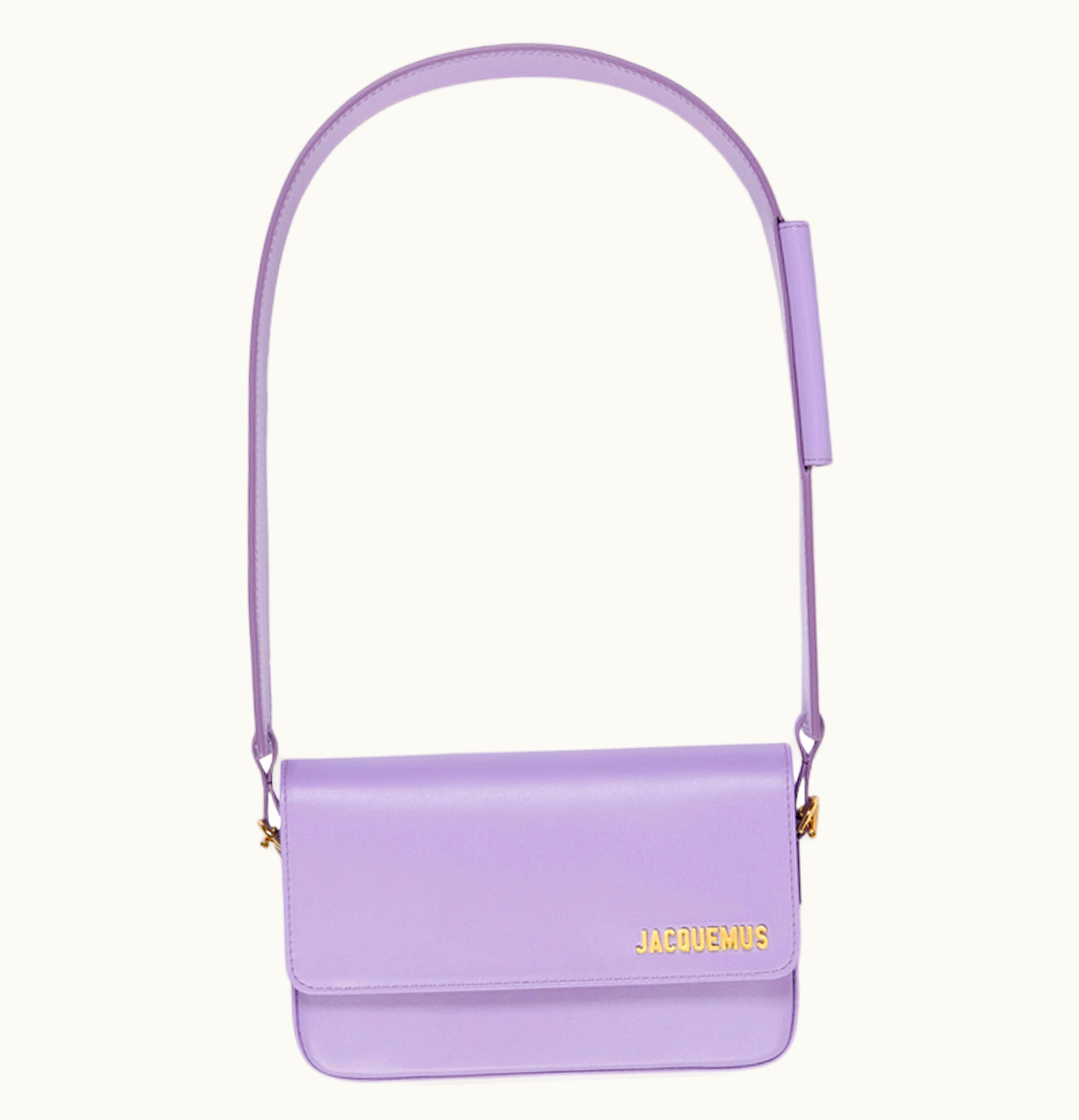 Jacquemus Jacquemus Le Carinu Flap Shoulder Bag Lilac