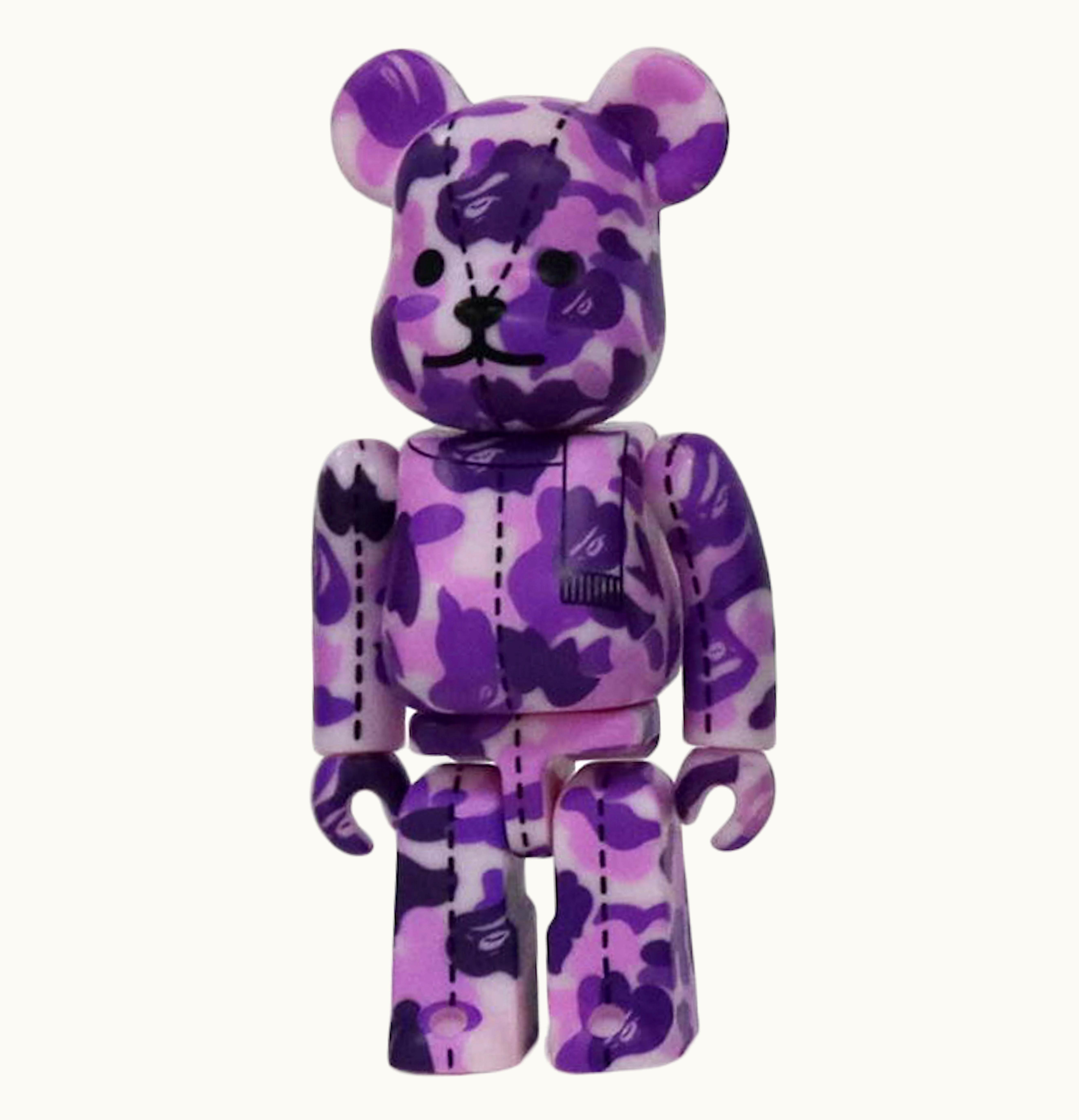 Bearbrick Bearbrick x A Bathing Ape 28th Anniversary Camo 4 100 Purple