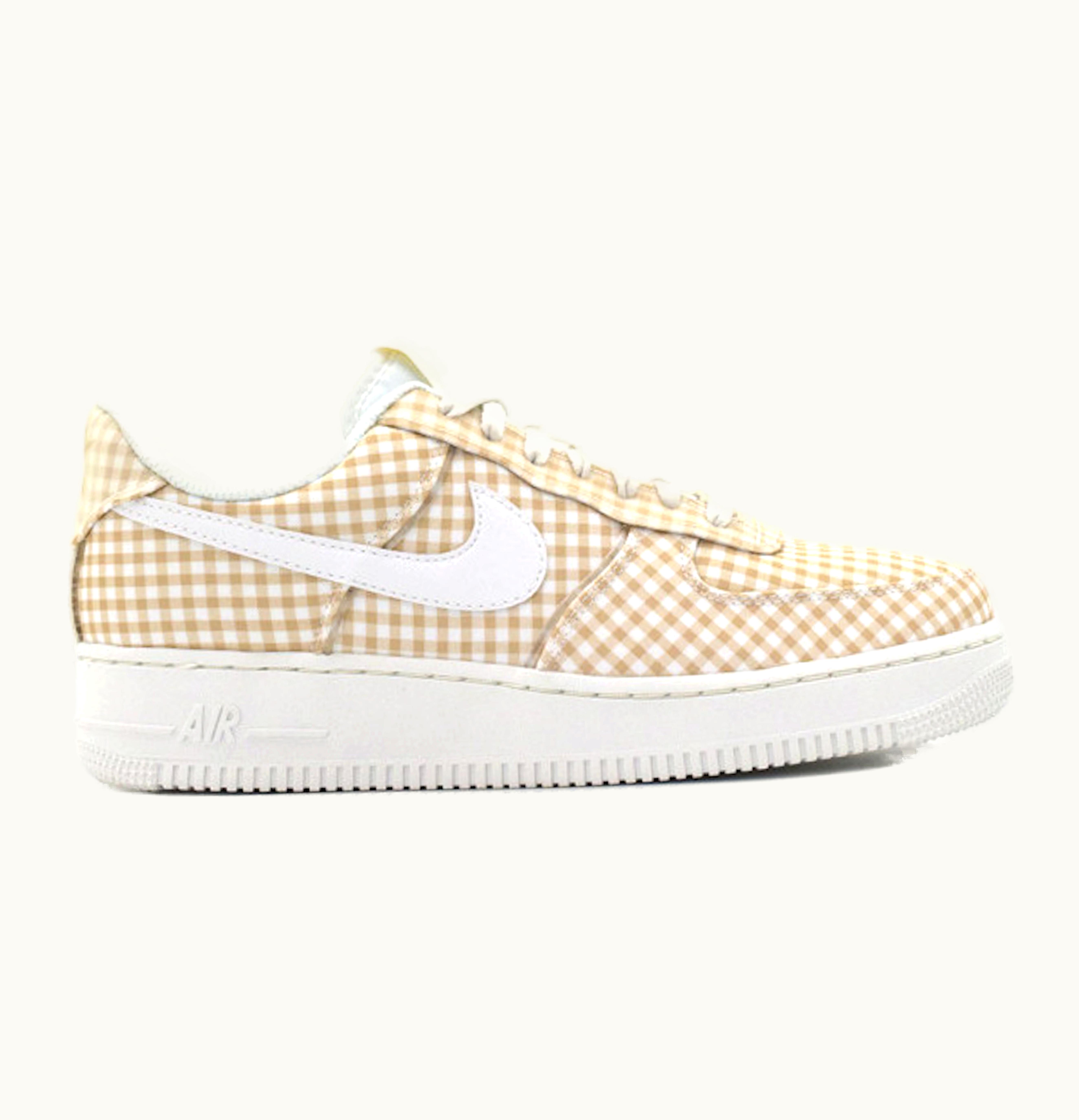 Nike Nike Air Force 1 Low QS Beige Gingham W