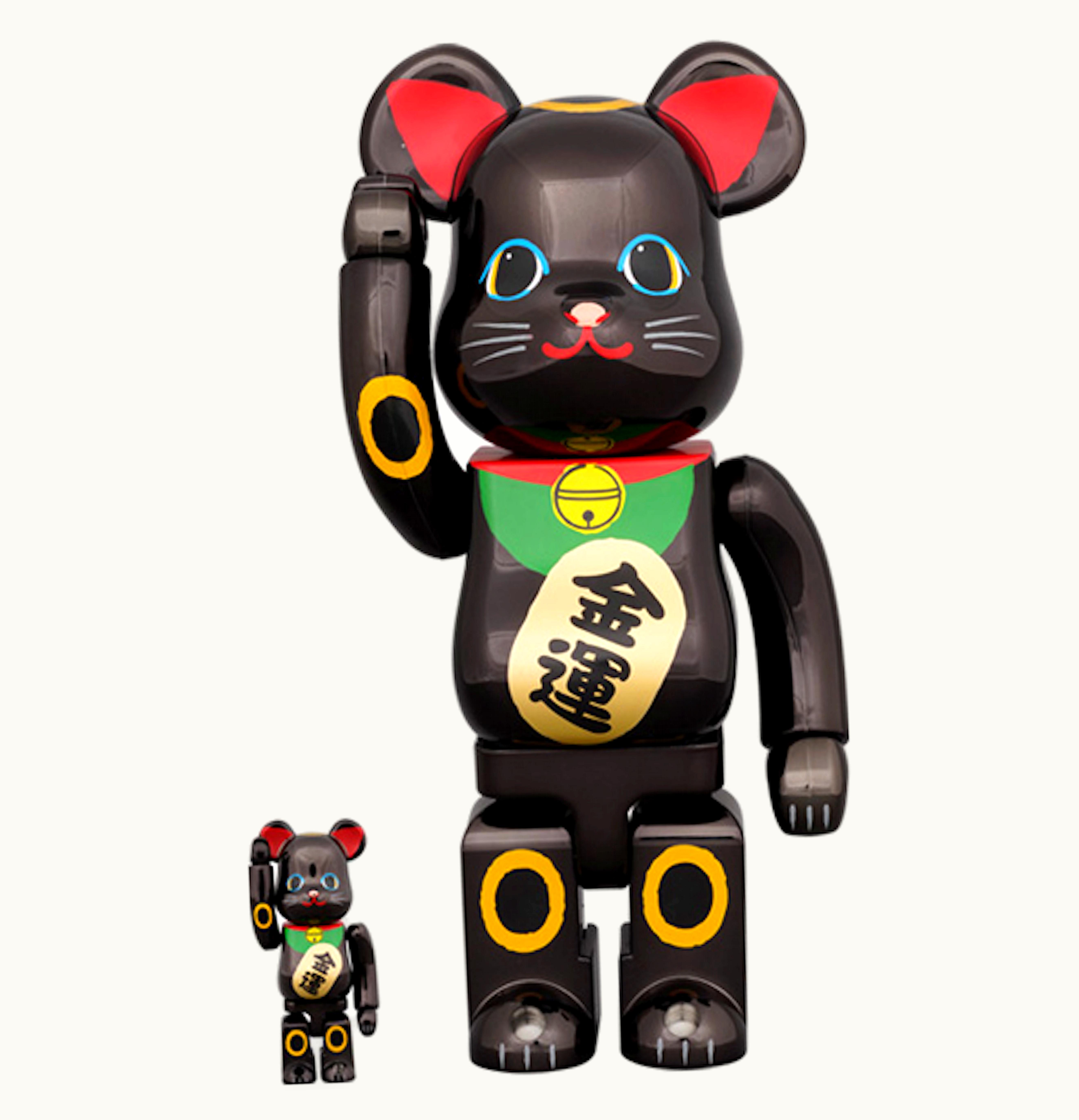 Bearbrick Bearbrick Maneki Neko Gold Luck 100 400 Set