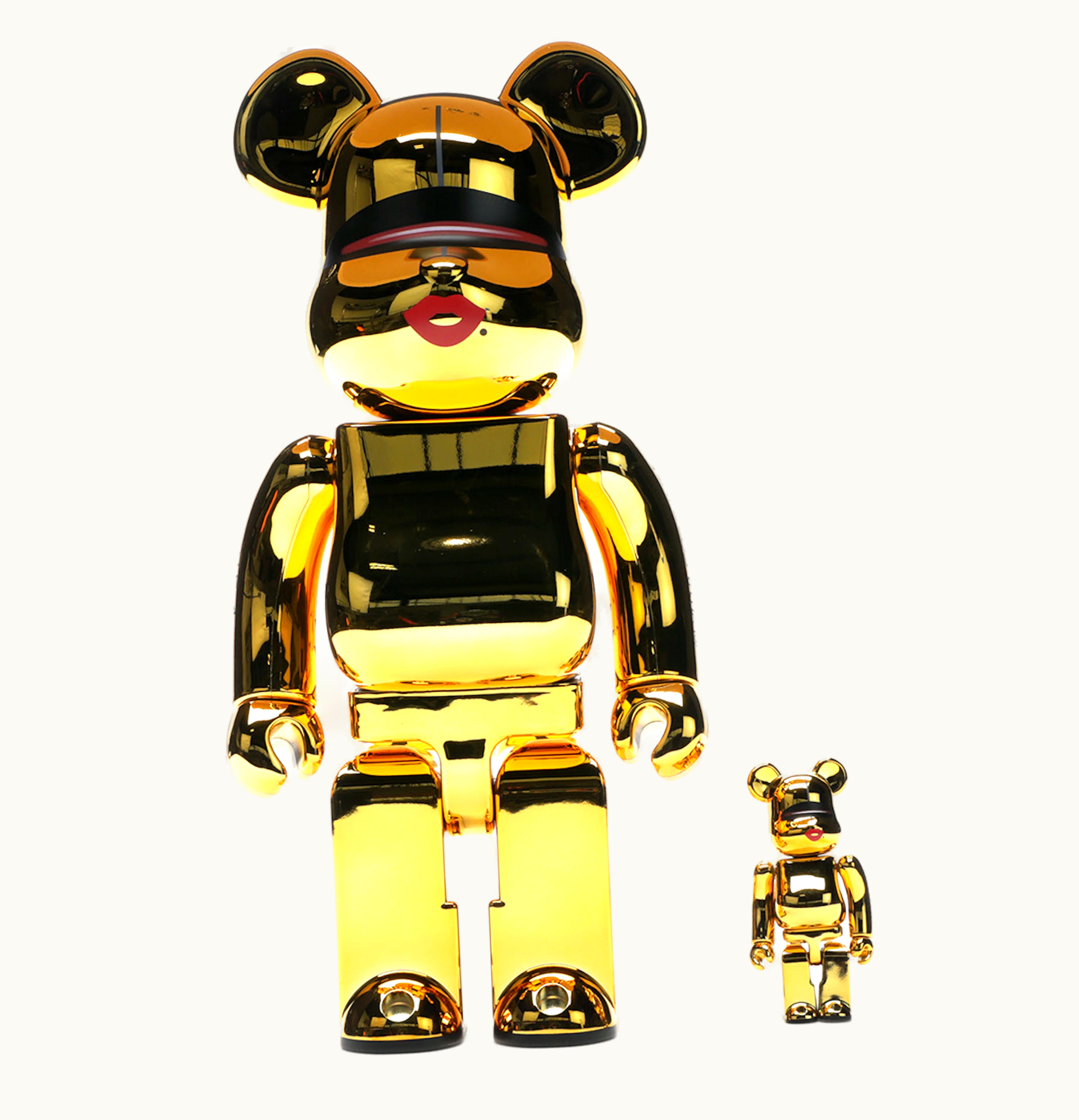 Bearbrick Bearbrick x Tyga x Hajime Sorayama 100 400 Set Gold