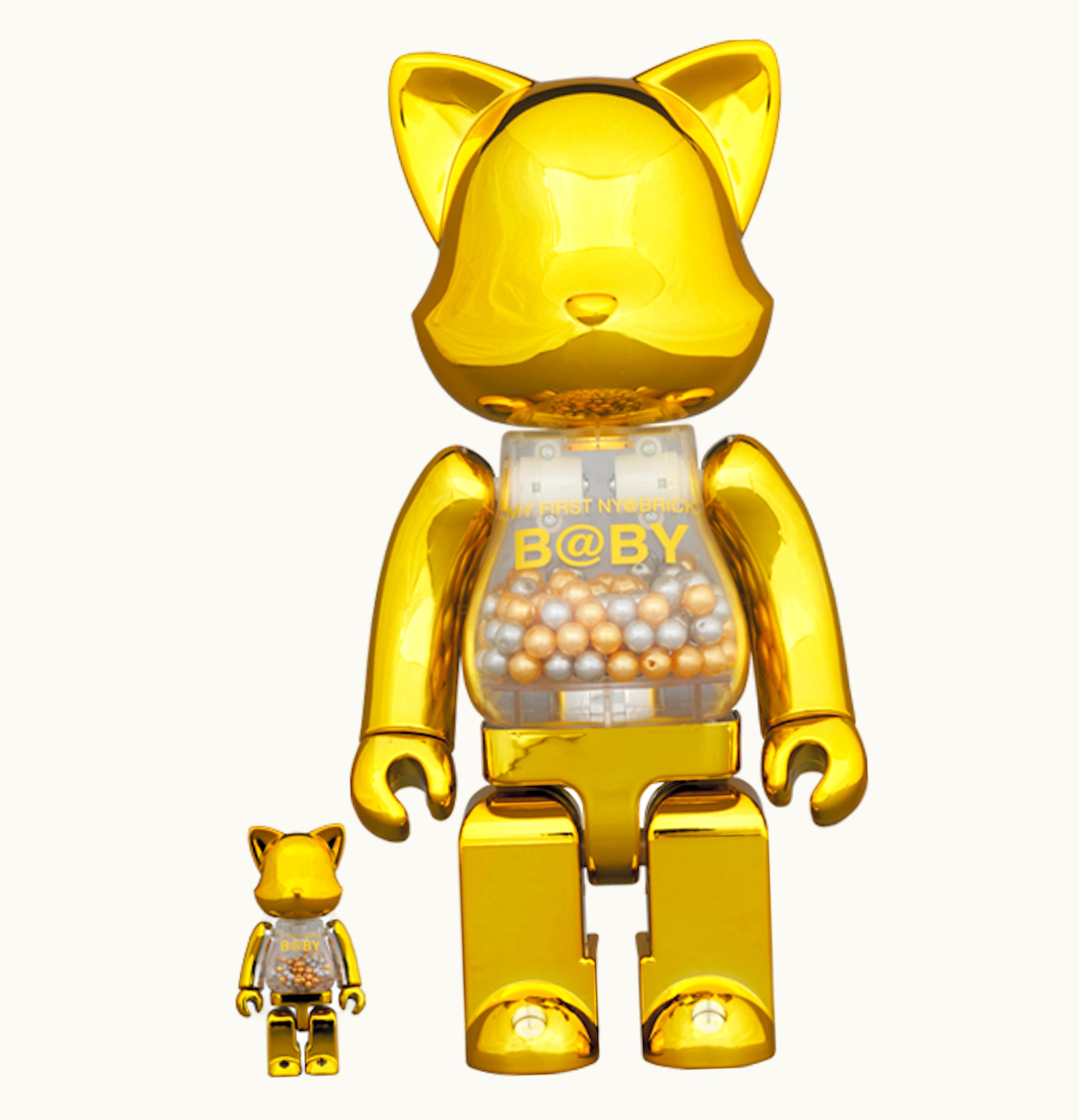 Bearbrick Bearbrick My First Nyabrick Baby 100 400 Set Gold