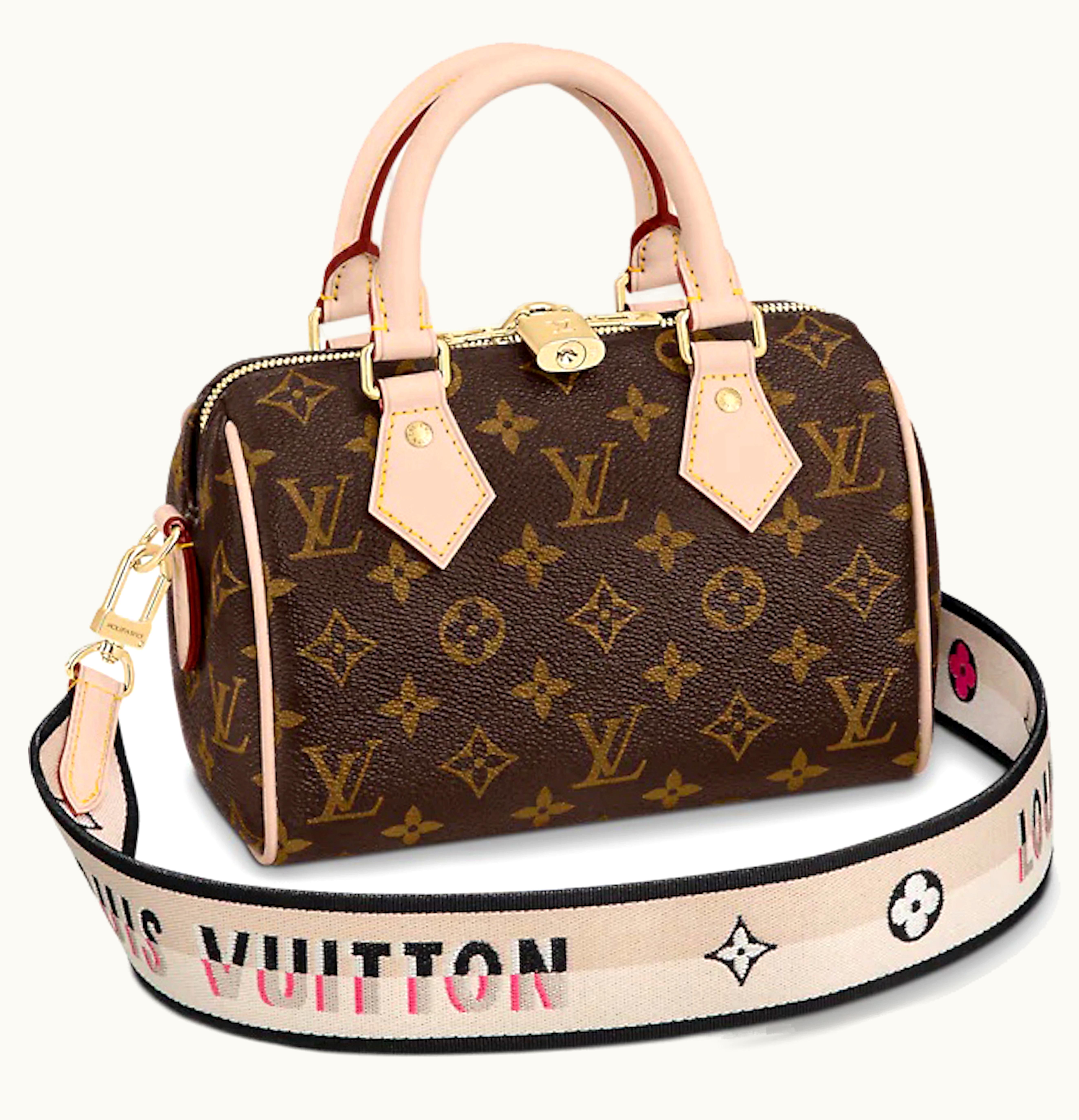 Louis Vuitton Louis Vuitton Speedy Bandouliere 20 Monogram Brown Black