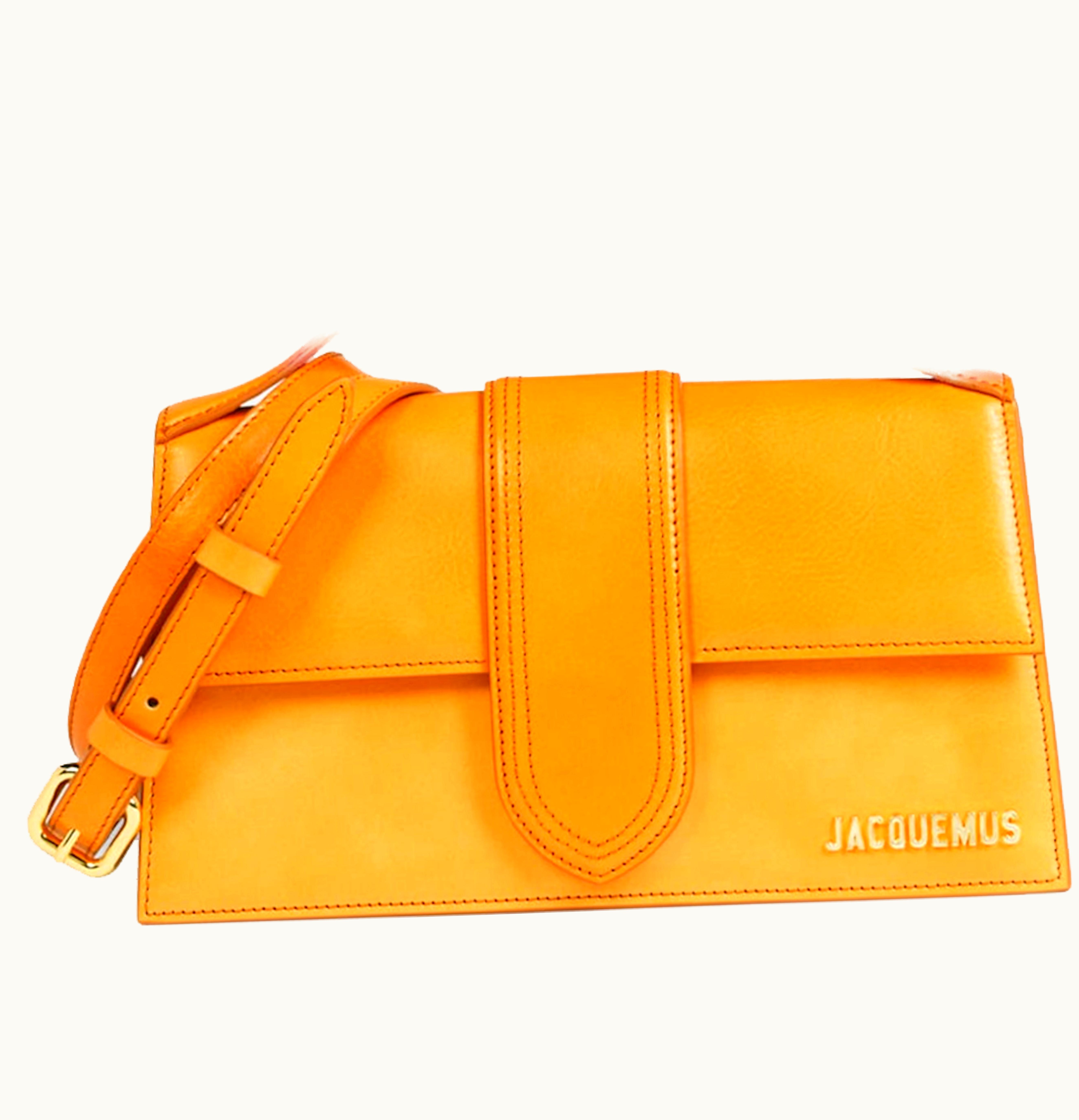 Jacquemus Jacquemus Le Grand Bambino Crossbody Strap Handbag Orange