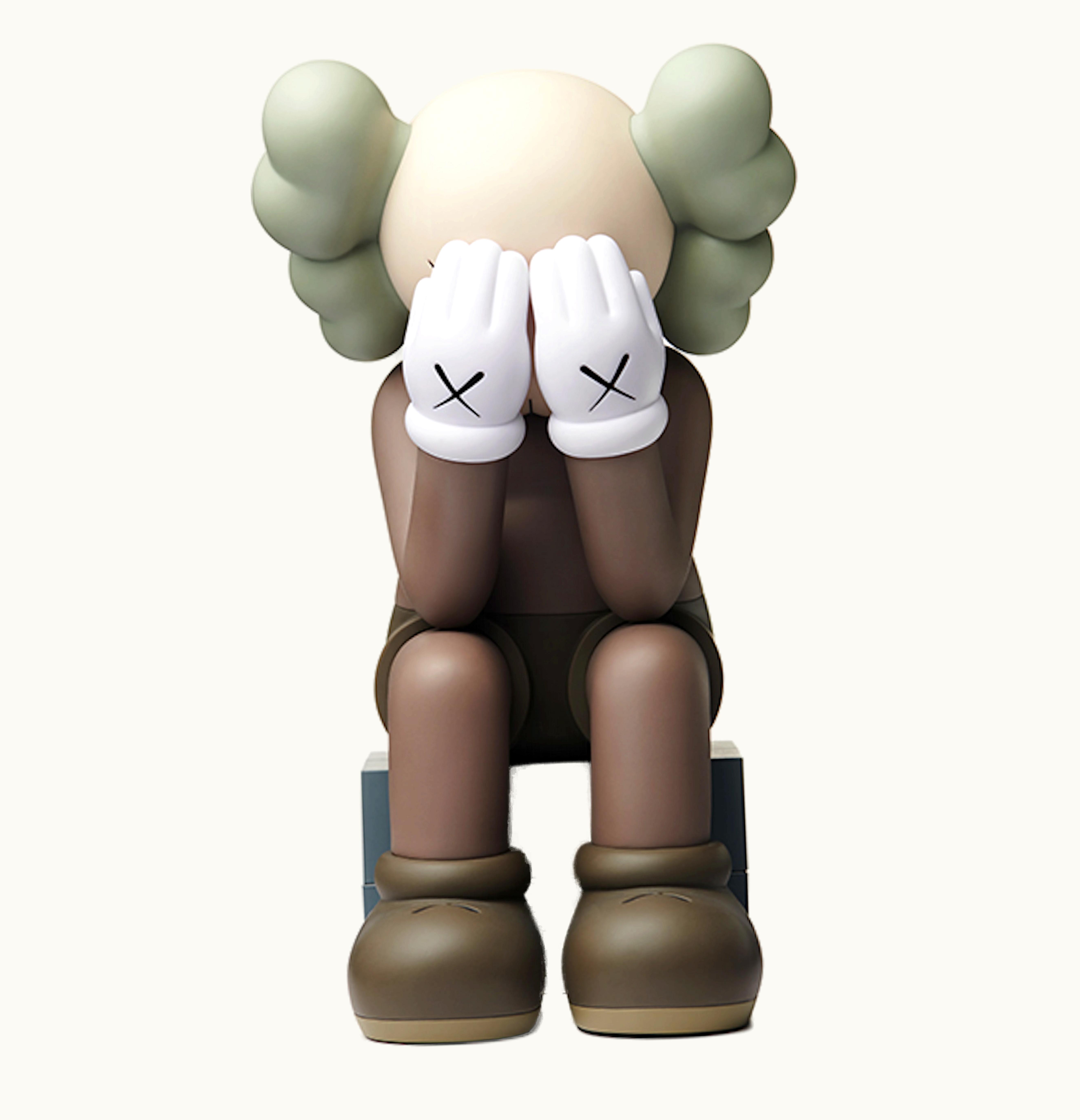 KAWS Kaws Passing Through Open Edition Vinyl Figure Brown