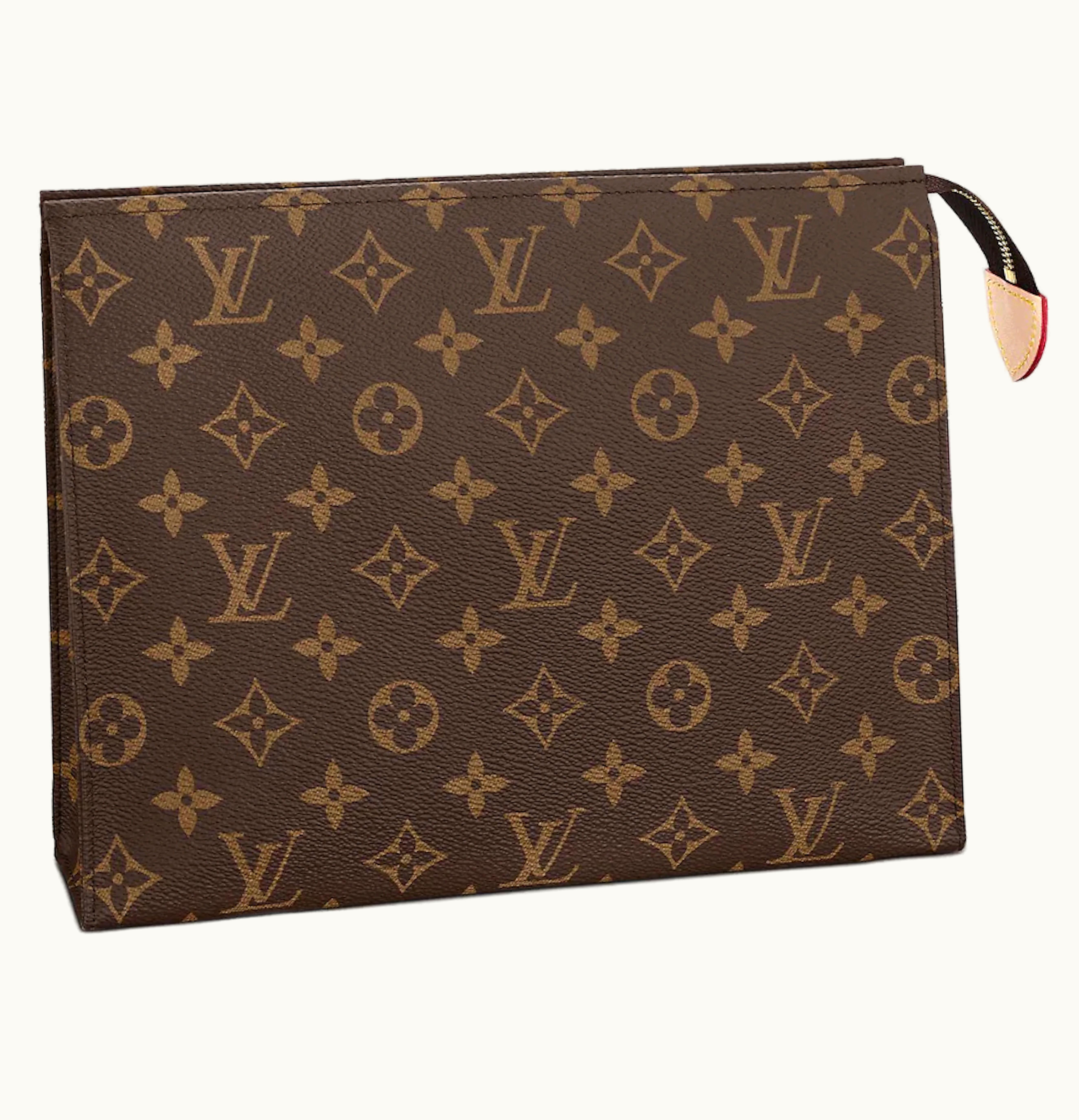 Louis Vuitton Louis Vuitton Toiletry Pouch Monogram 26 Canvas Brown Gold Tone