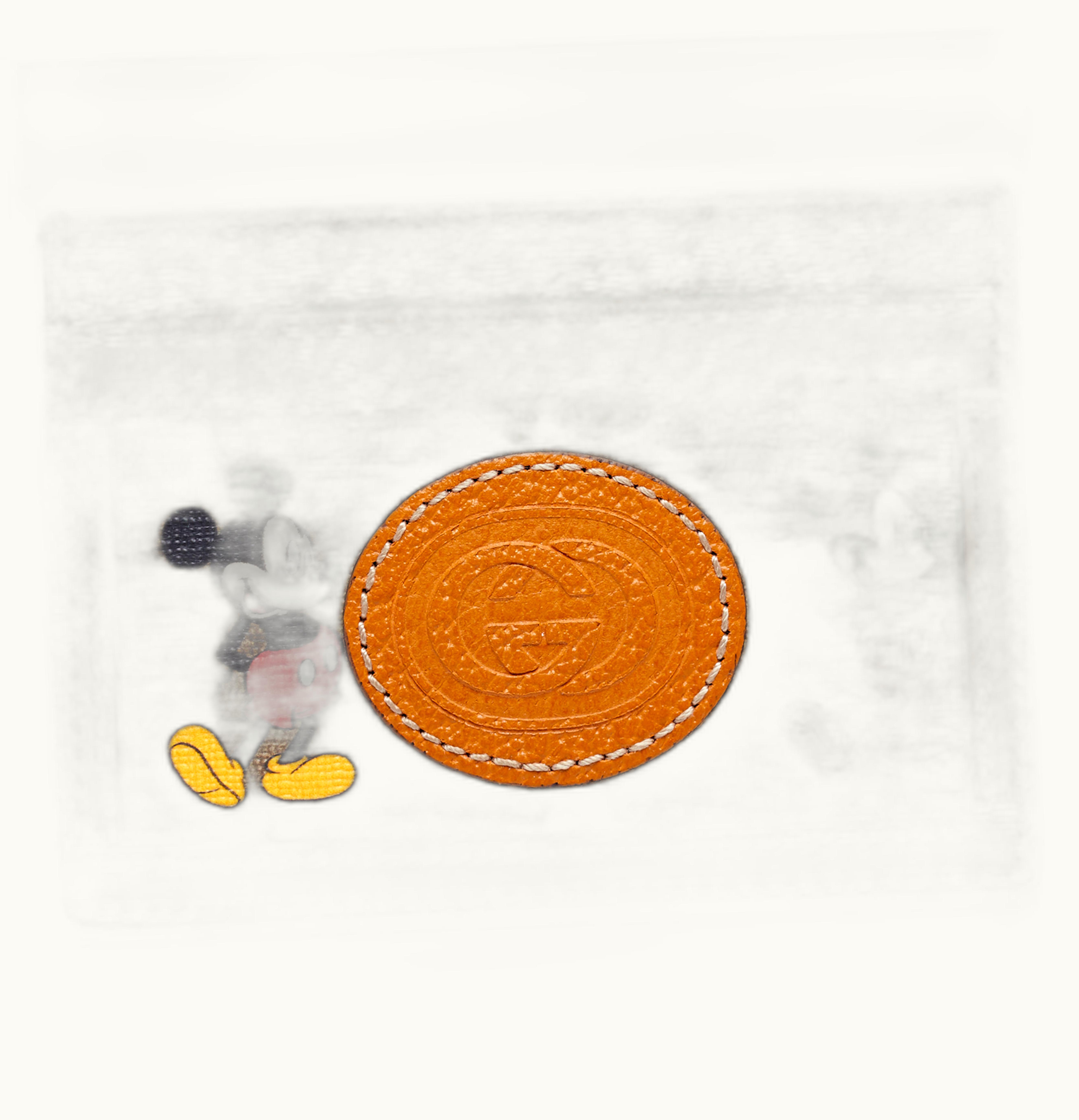 Gucci Gucci x Disney Card Case Mini GG Supreme Mickey Mouse Beige