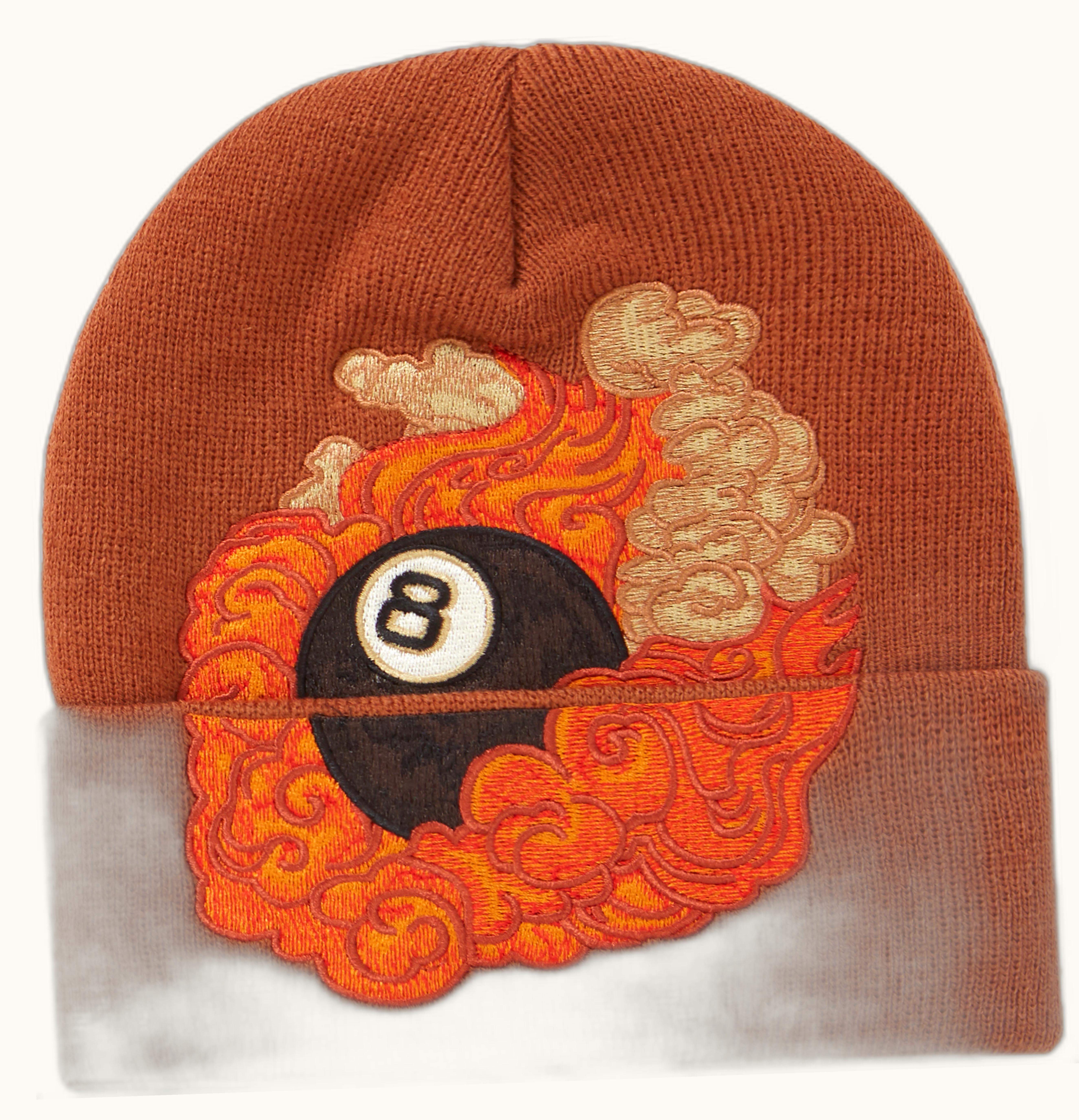 Supreme Supreme Martin Wong 8 Ball Beanie Brown