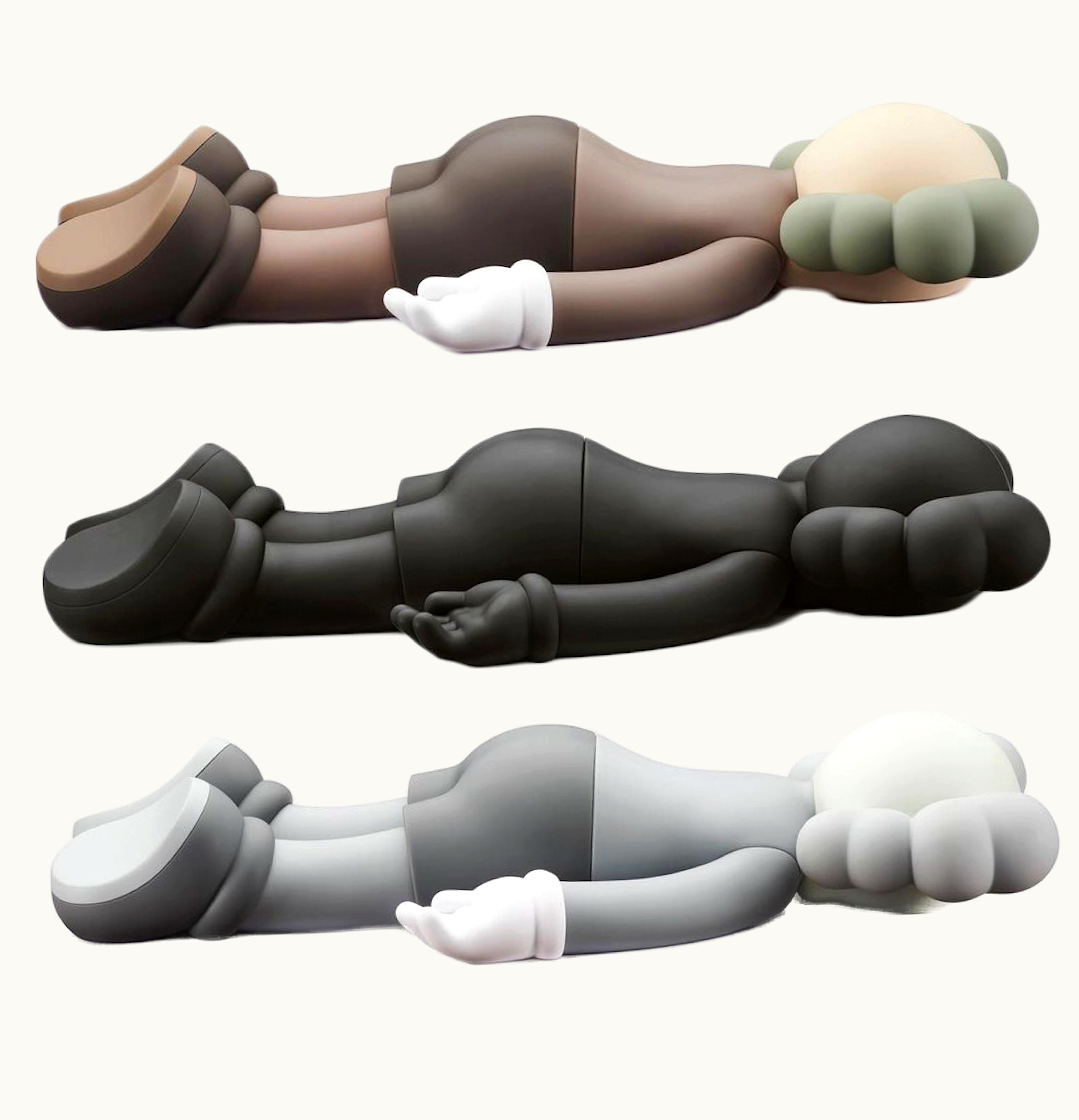 KAWS KAWS Companion 2020 Figure Brown Black Grey Set