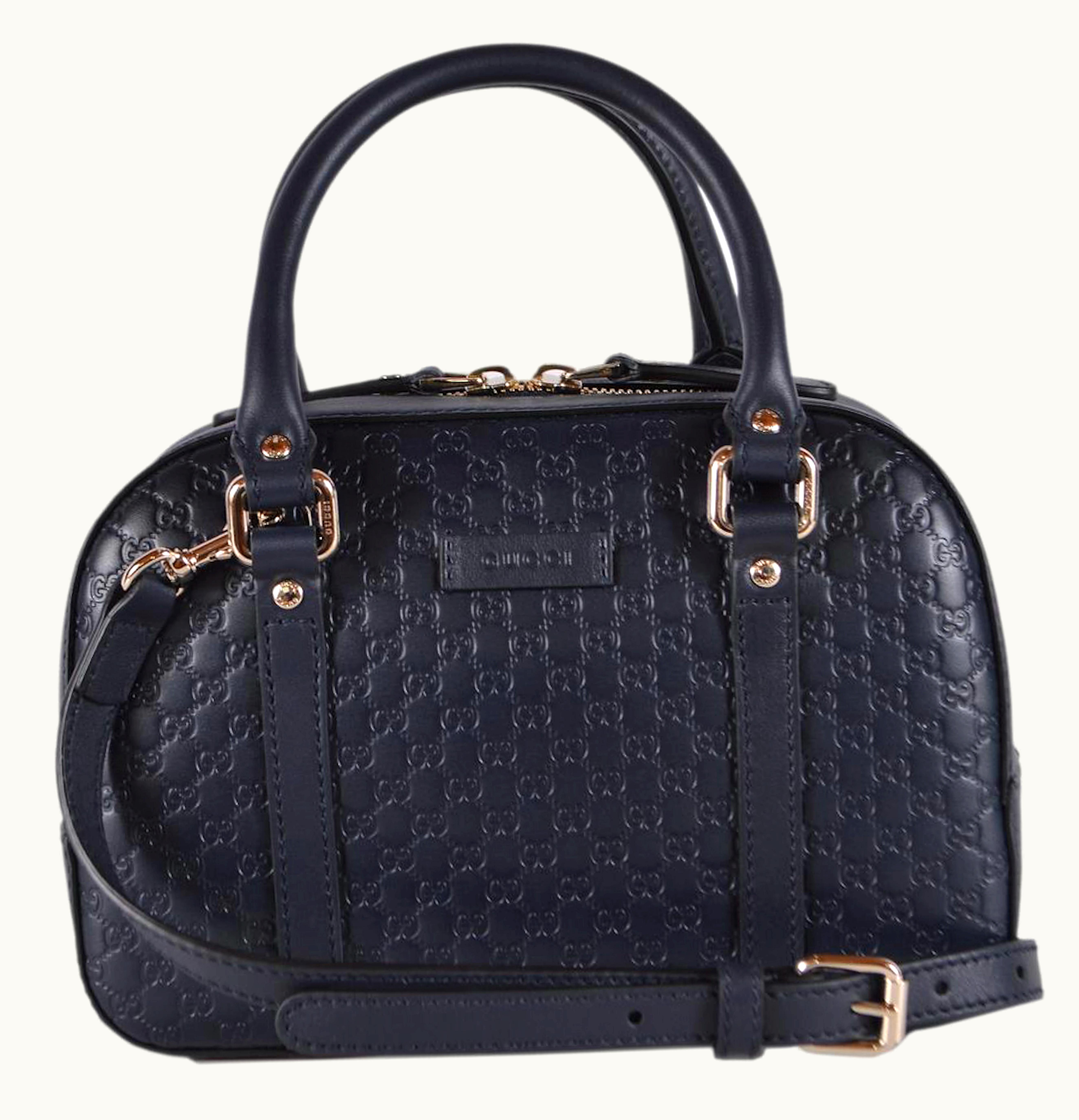 Gucci Gucci Crossbody MicroGuccissima Blue
