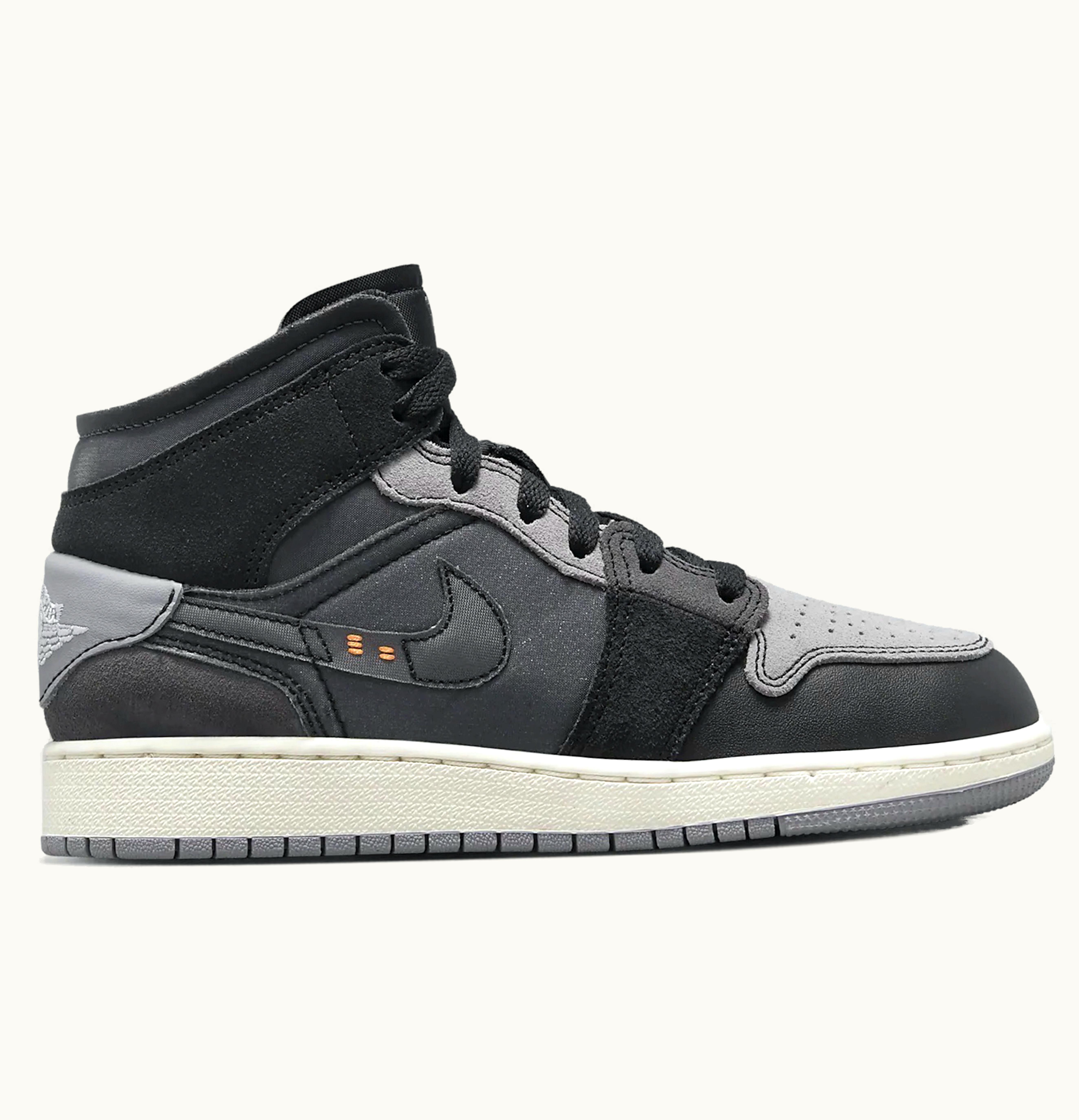 Jordan Air Jordan 1 Mid Craft Inside Out Black GS