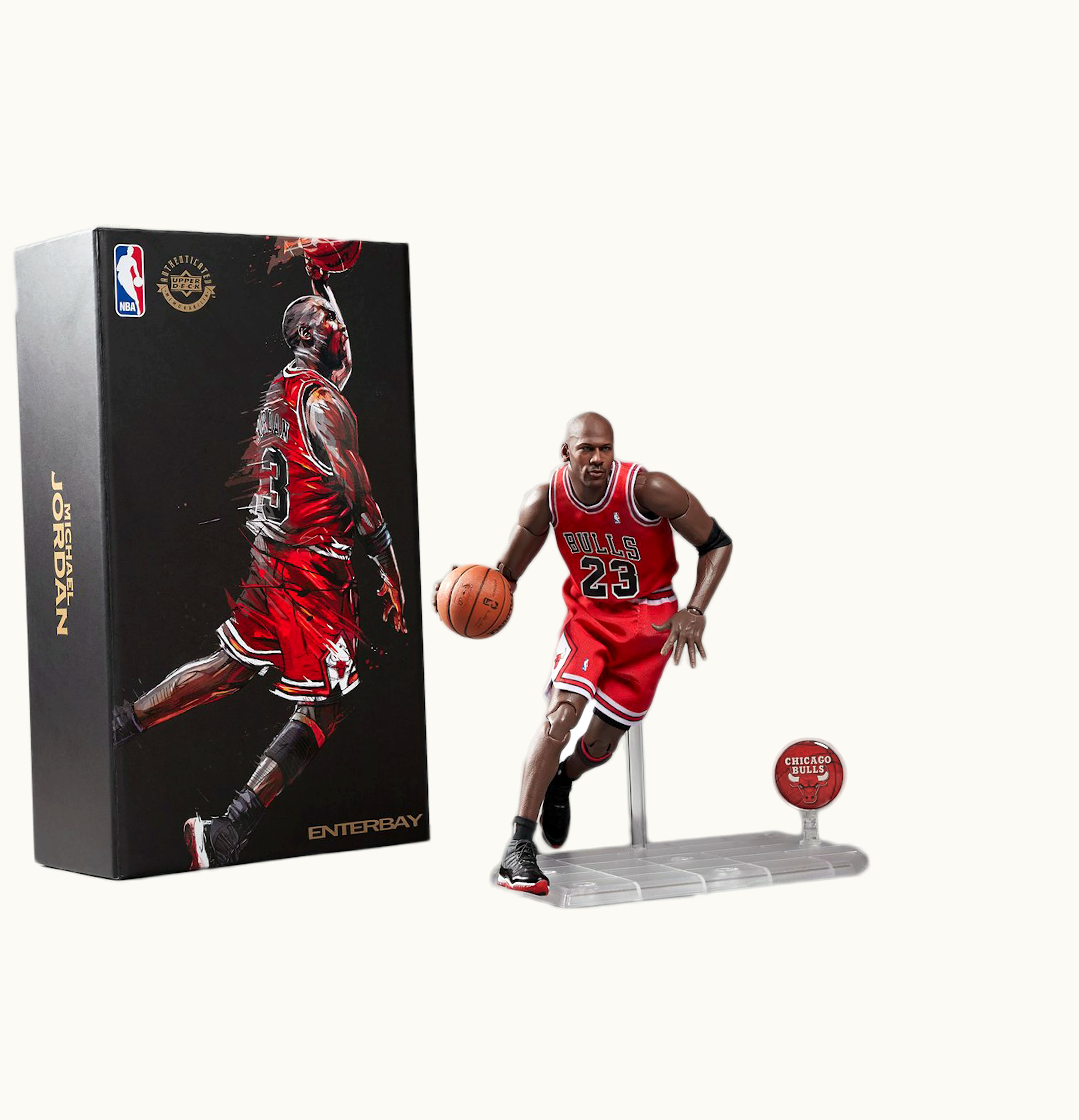 Enterbay Enterbay 1 9 Motion Masterpiece NBA Collection Michael Jordan Action Figure