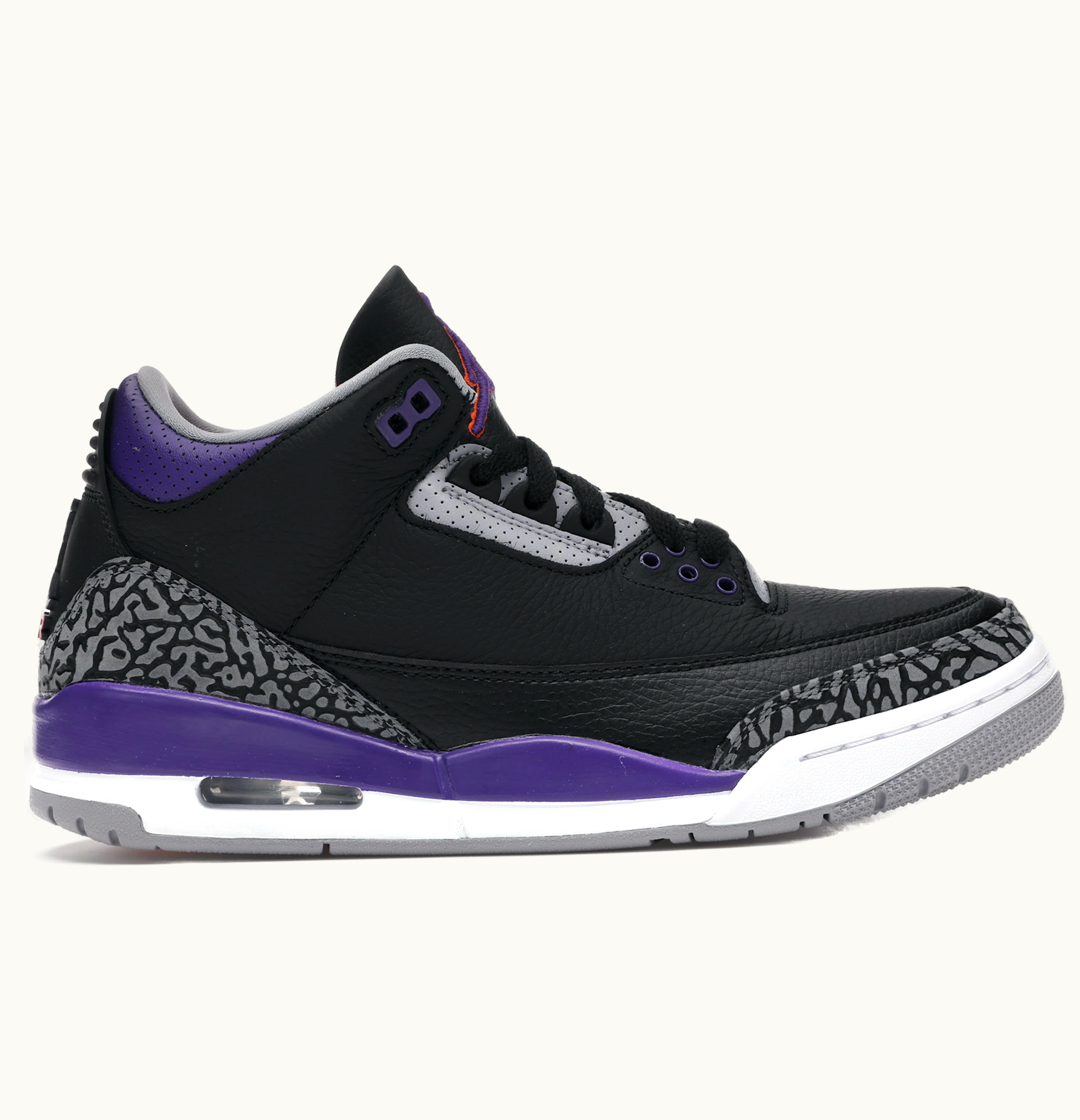 Jordan Air Jordan 3 Retro Black Court Purple