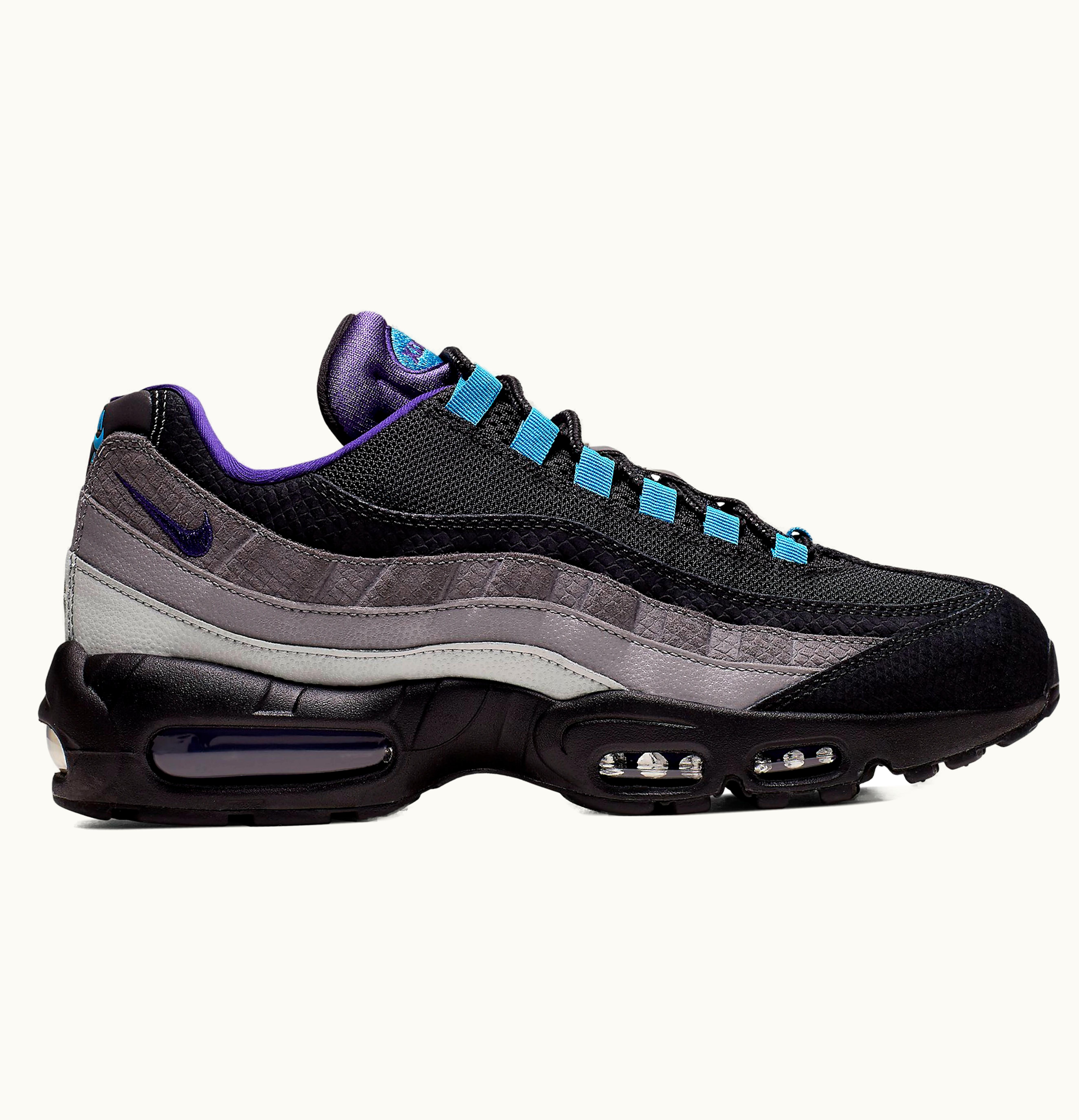 Nike Nike Air Max 95 Black Court Purple Teal Nebula