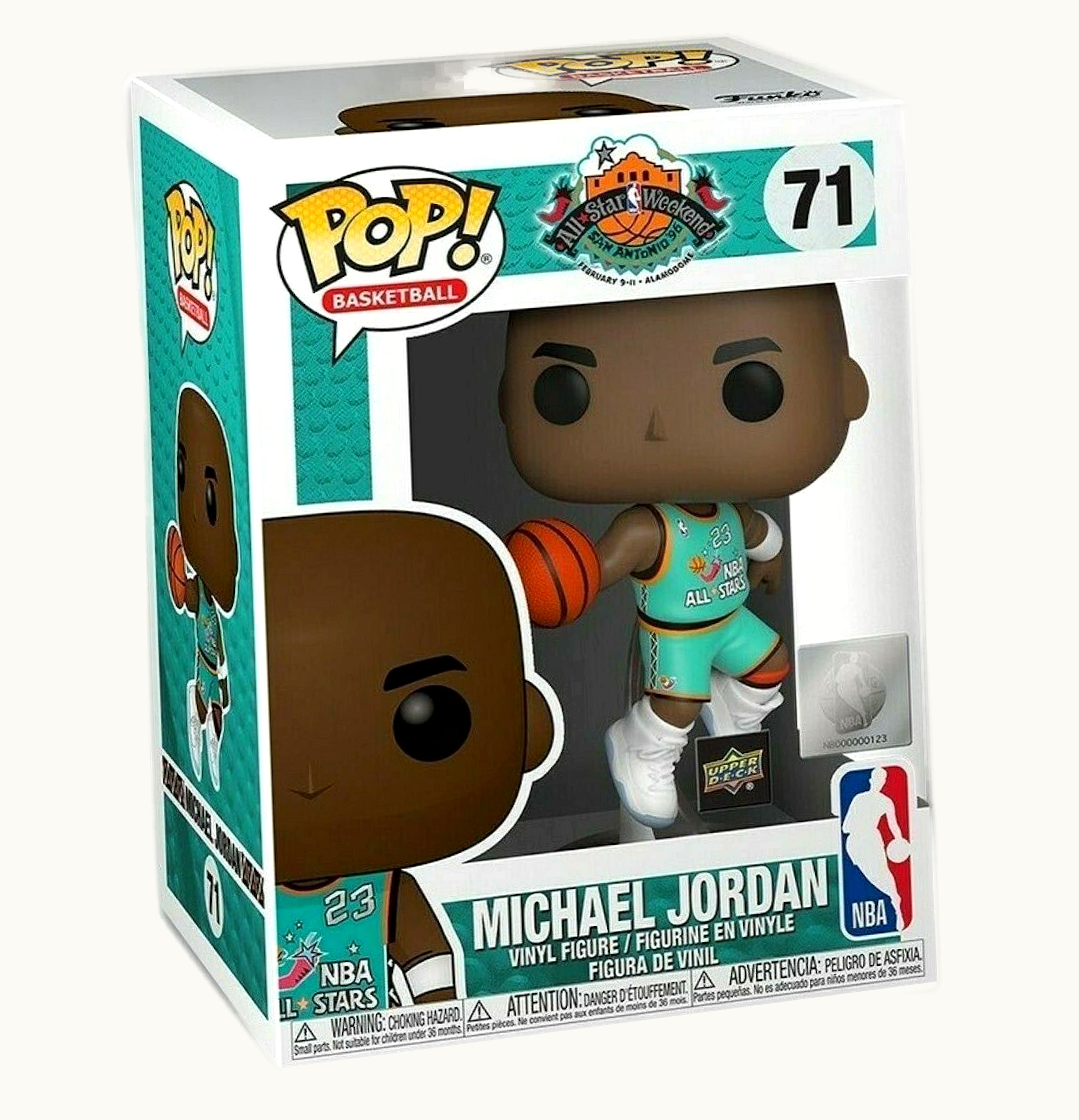 Funko Funko Pop Basketball Michael Jordan All Star Upper Deck Exclusive Figure 71