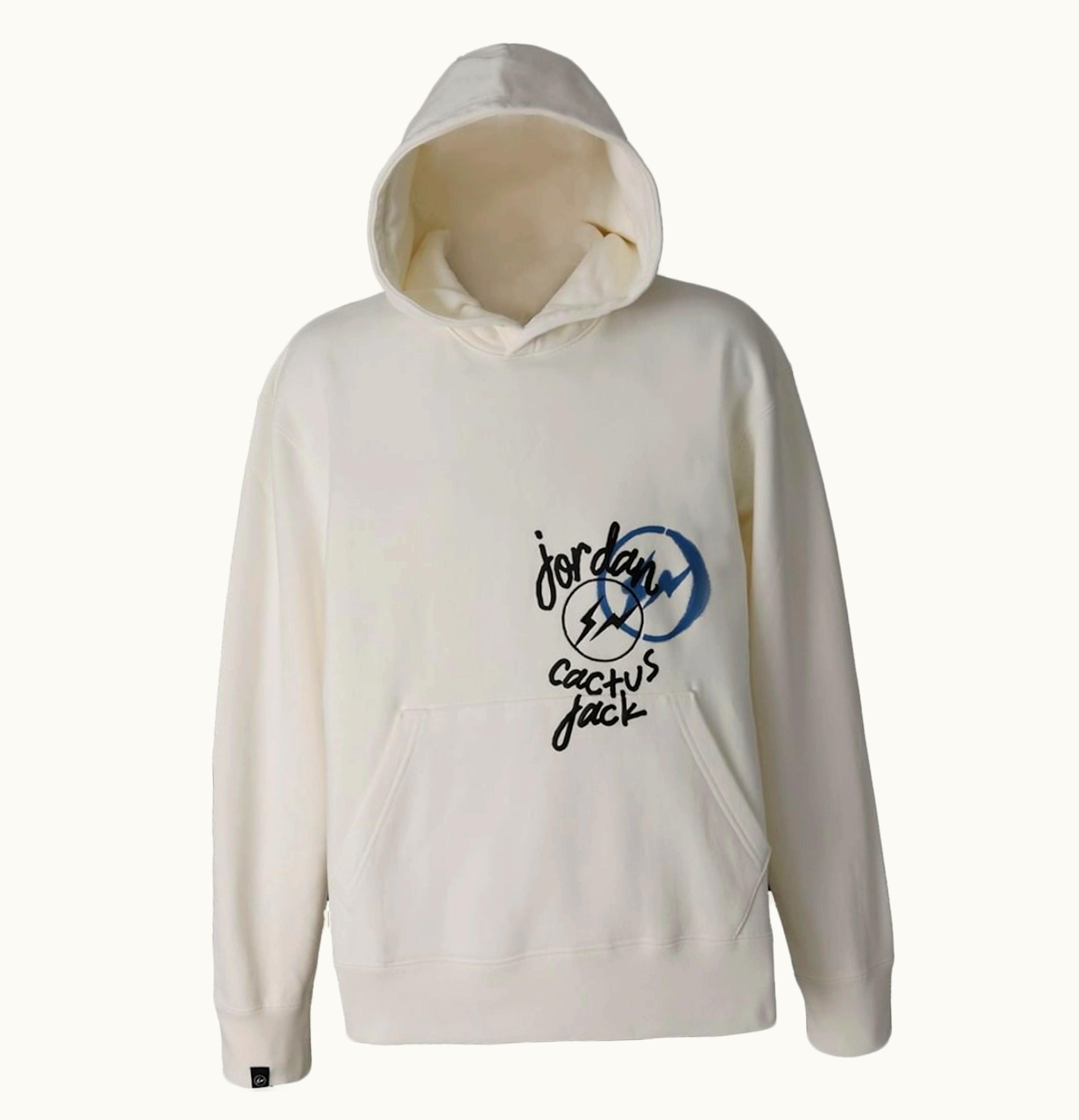 Travis Scott Travis Scott x Jordan x Fragment Hoodie Cream