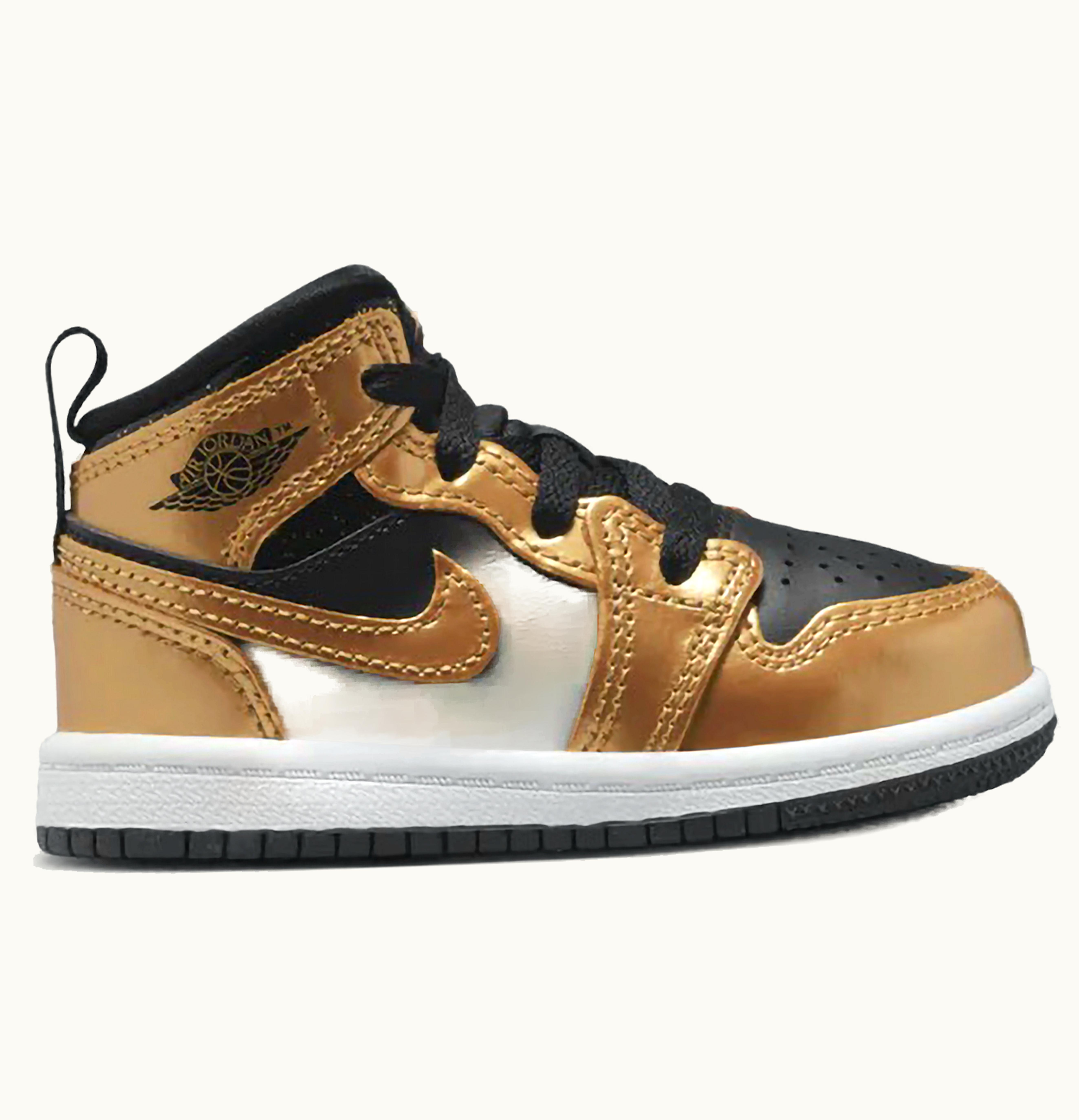 Jordan Air Jordan 1 Mid SE Metallic Gold Black TD