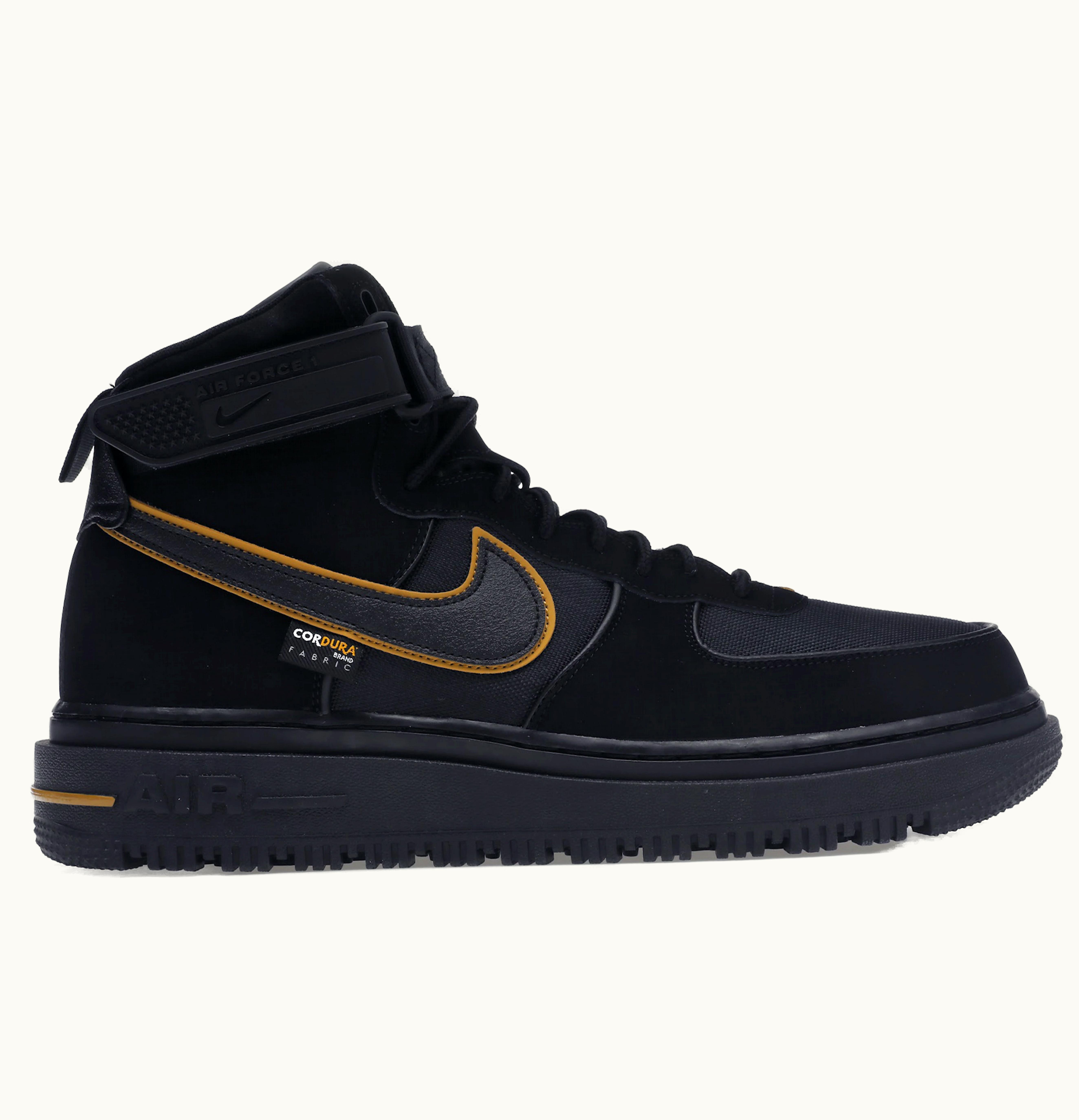 Nike Nike Air Force 1 Boot Cordura Black Gold