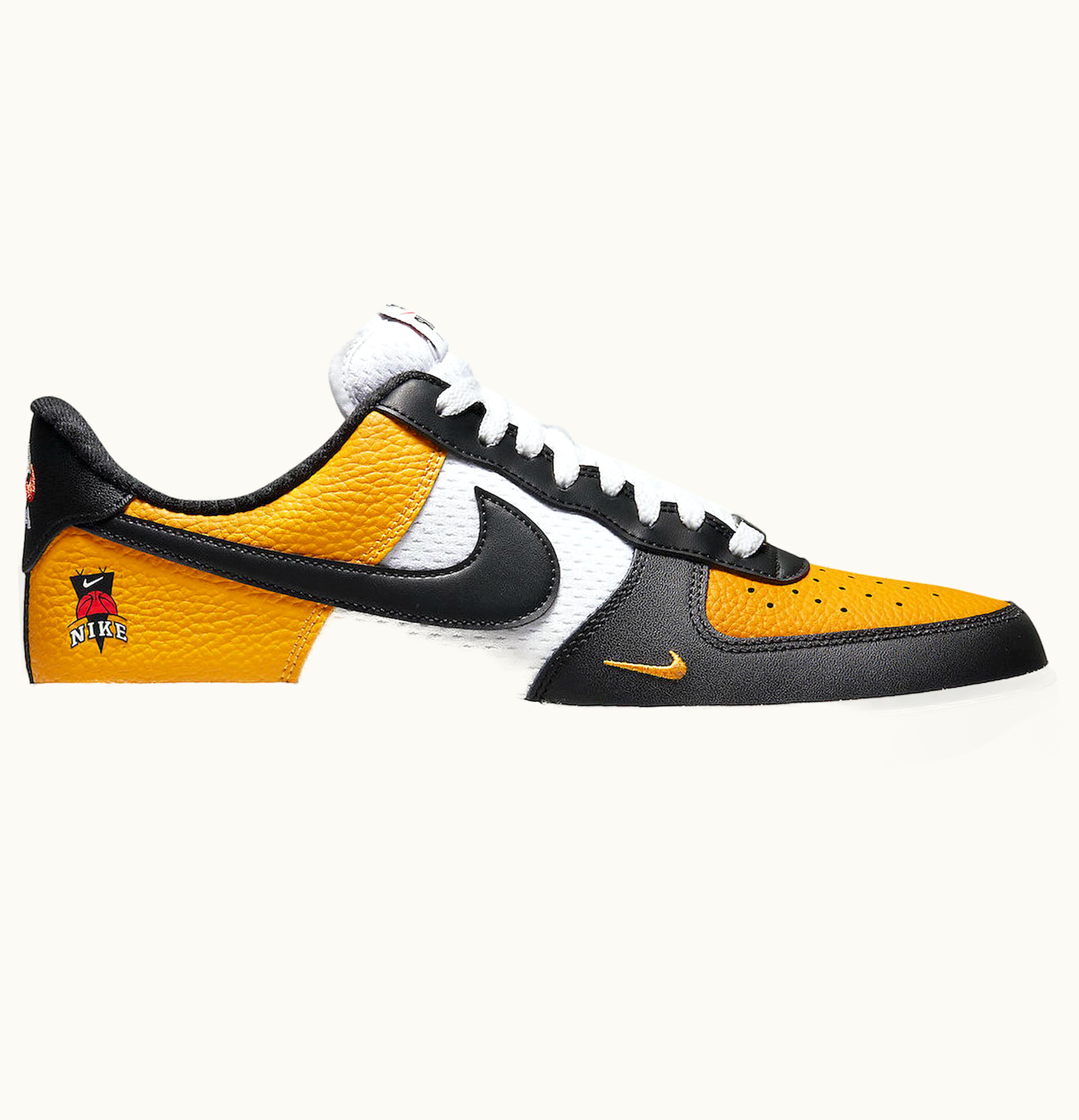 Nike Nike Air Force 1 Low 07 LV8 Black Gold Jersey Mesh