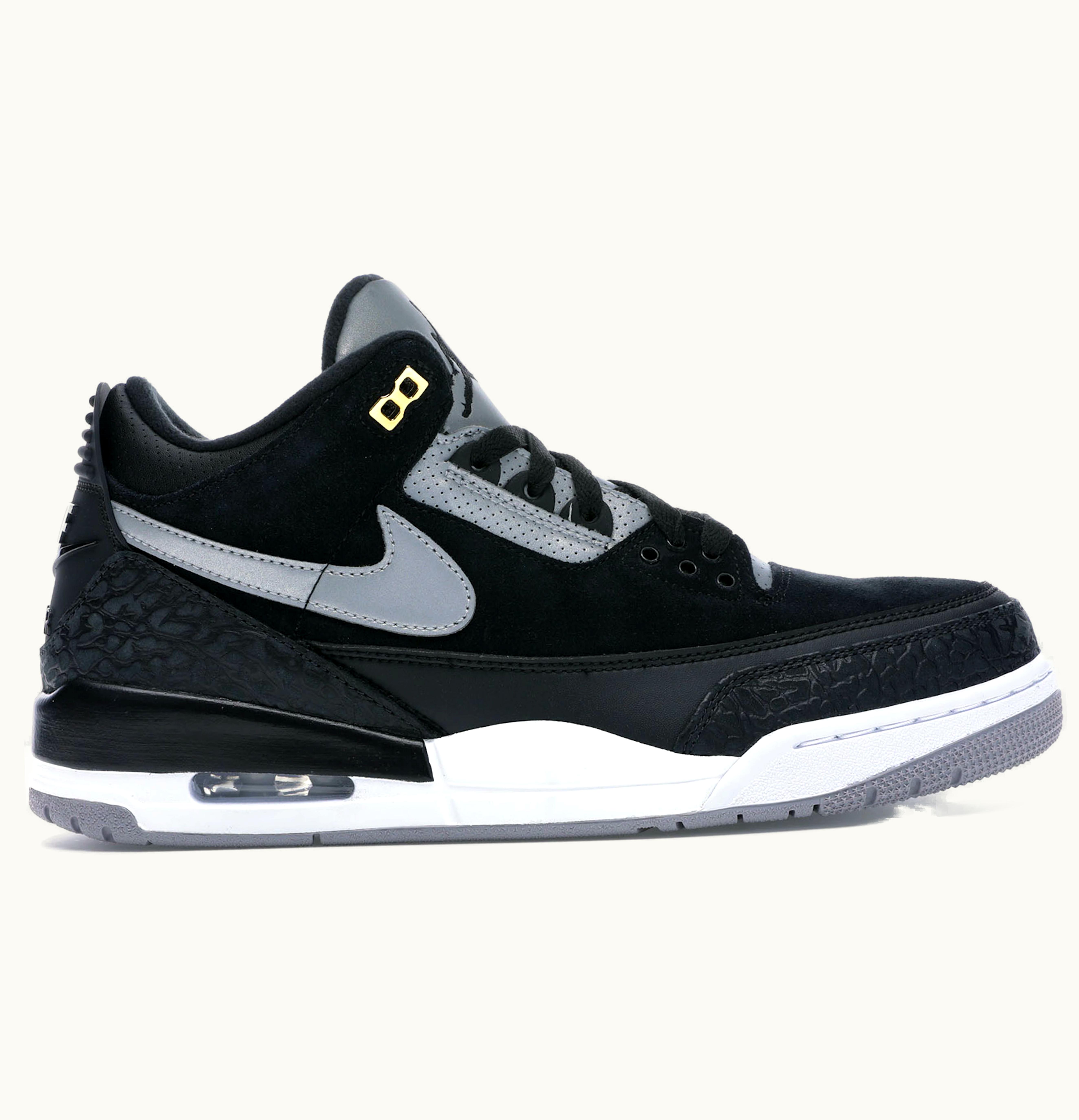 Jordan Air Jordan 3 Retro Tinker Black Cement Gold