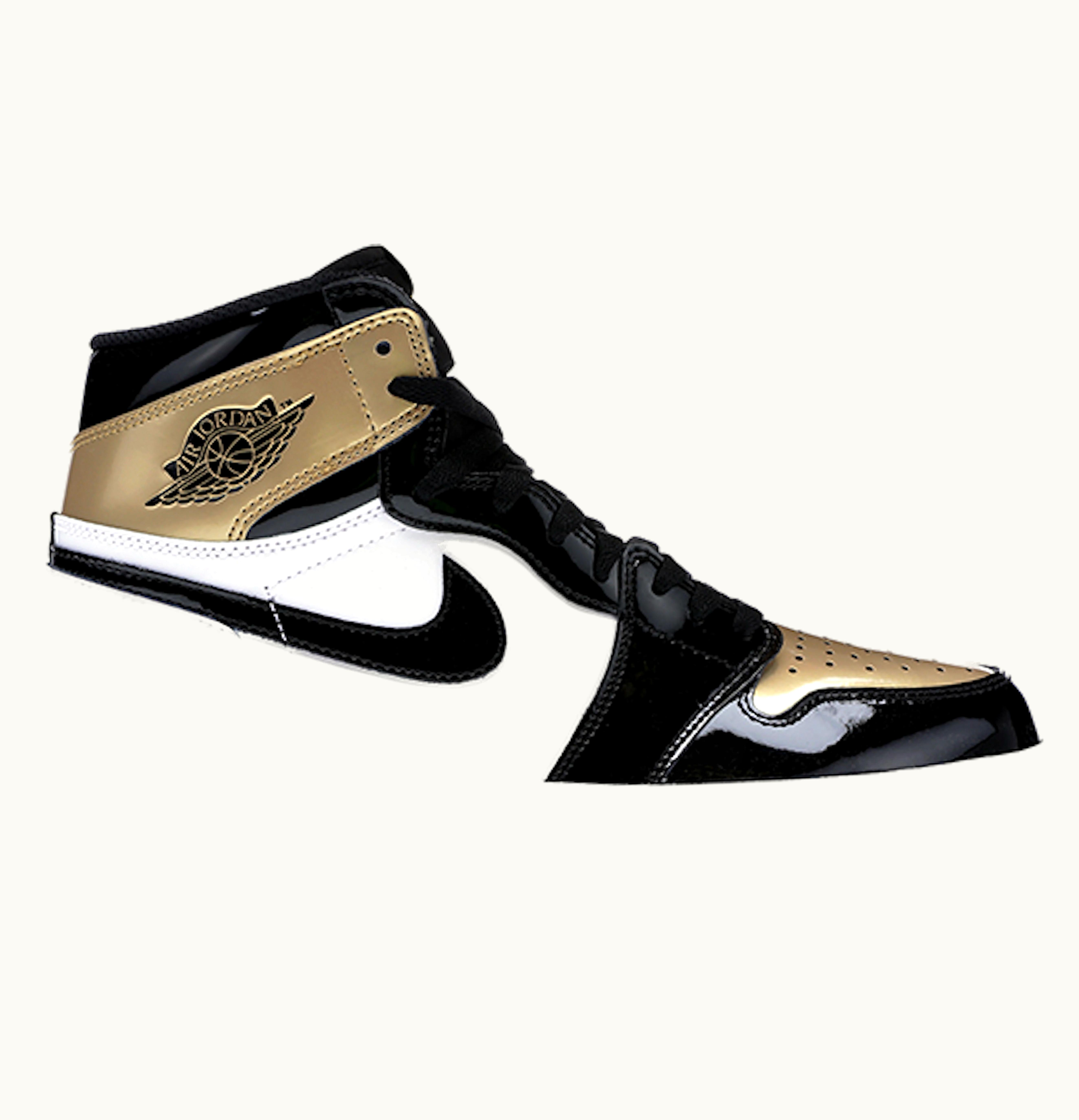 Jordan Air Jordan 1 Retro High Patent Gold Toe