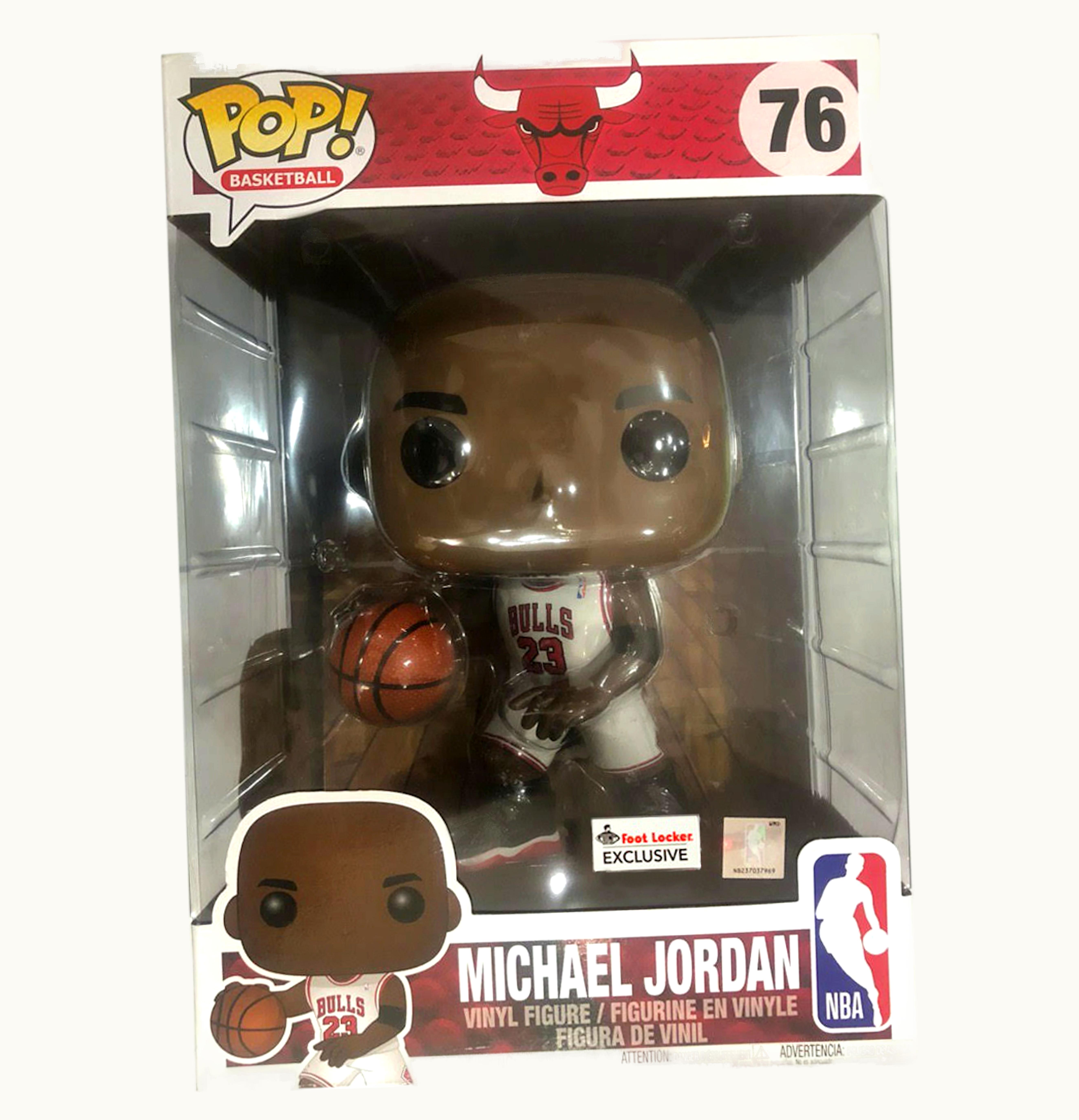 Funko Funko Pop NBA Michael Jordan White Jersey Footlocker Exclusive 10 inch Figure 76
