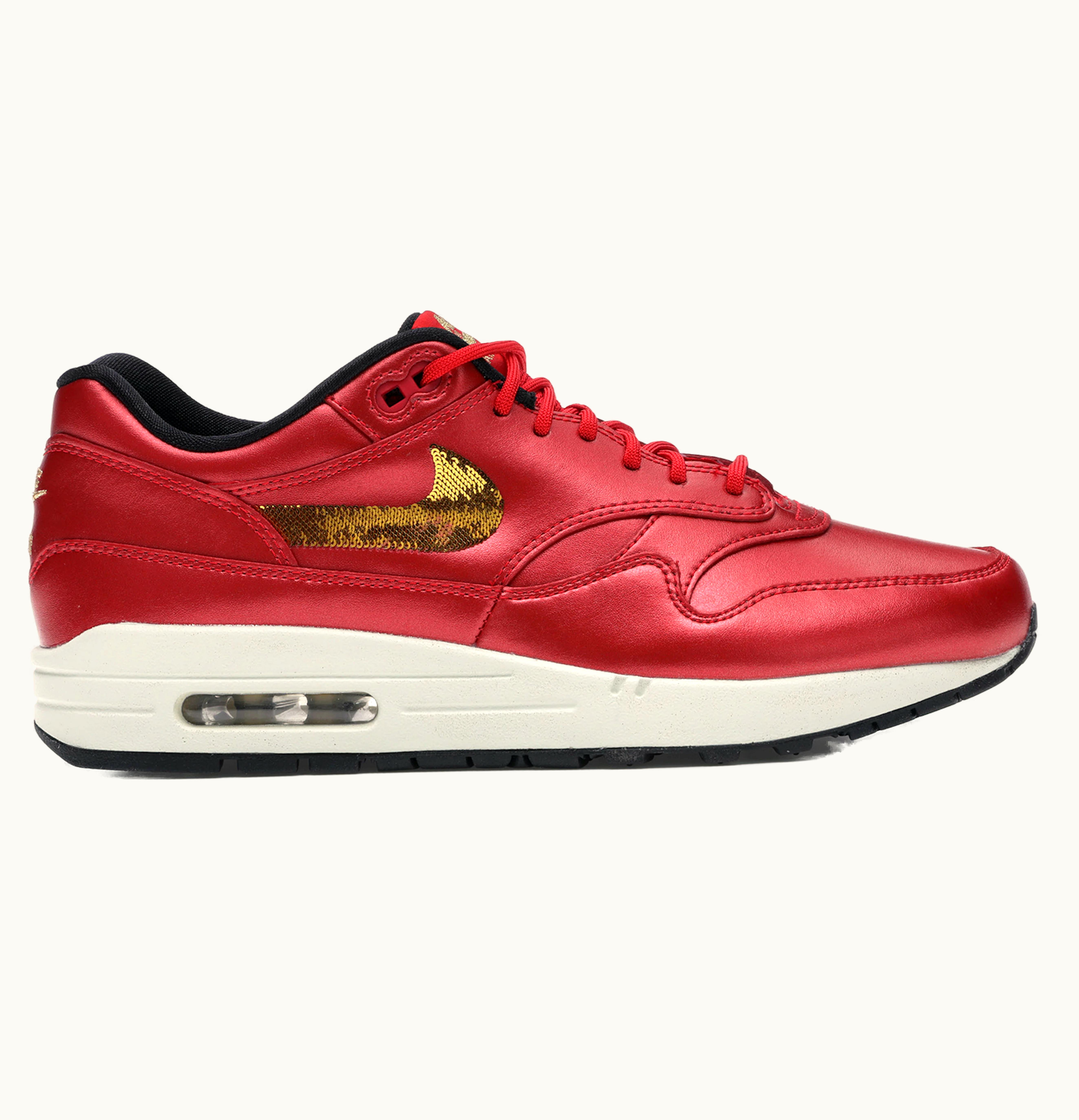 Nike Nike Air Max 1 Red Gold Sequin W